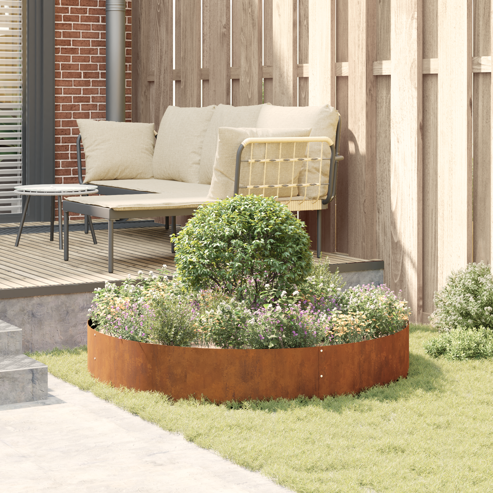 Corten Steel Pot Corten Steel Large Durable Corten Steel Planter - Image 4