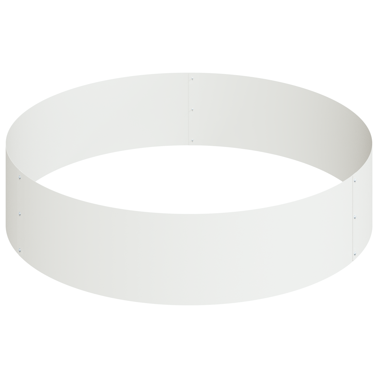 Metal Planter Steel/White Powder-Coated Steel Large Planters - Image 5