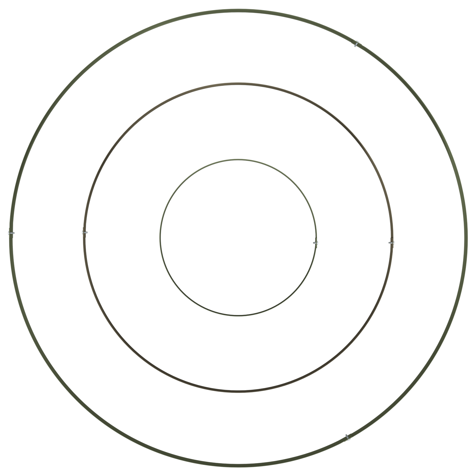 Metal Planter Steel/olive green Steel Ø 90 cm Modular - Image 8