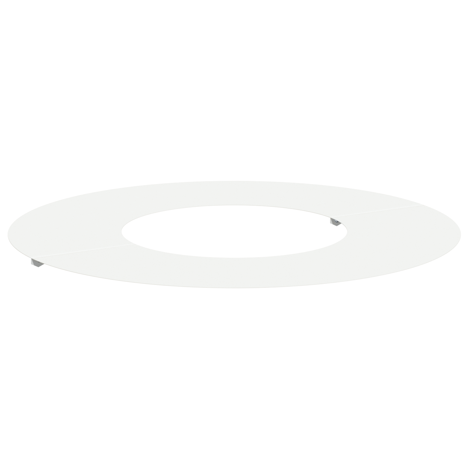 Ceramic Planter White Ceramic Large Round Modern - Image 2