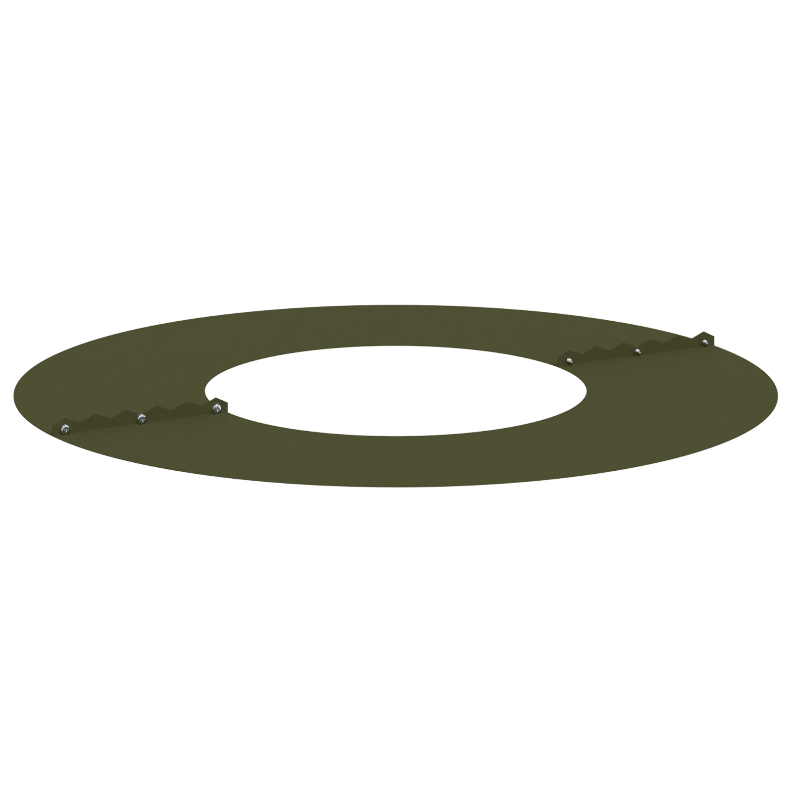 Plastic Planter Olive green Plastic Large Planter Circular - Image 4