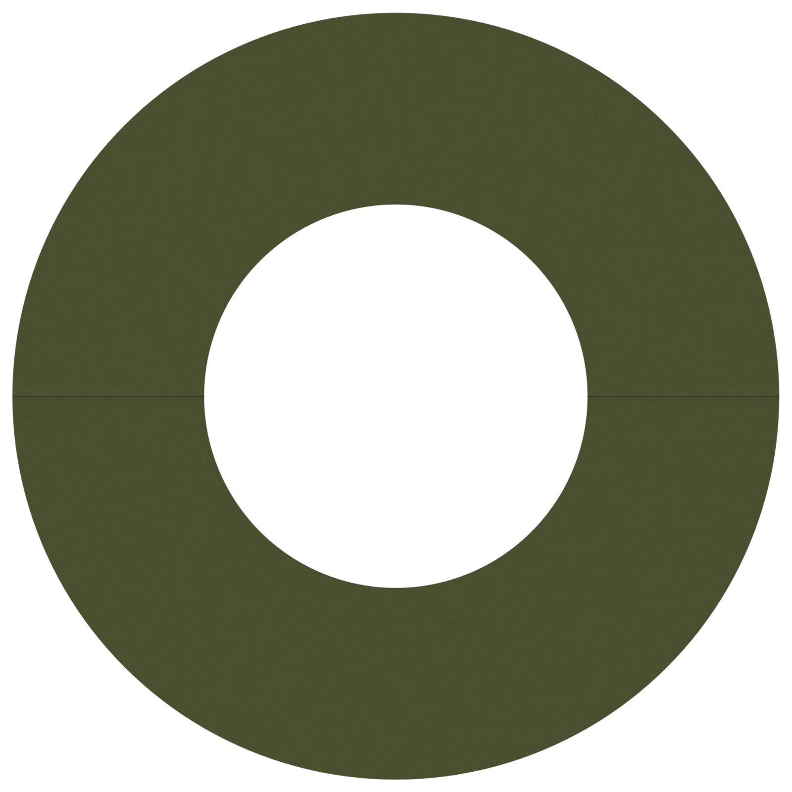 Plastic Planter Olive green Plastic Large Planter Circular - Image 5