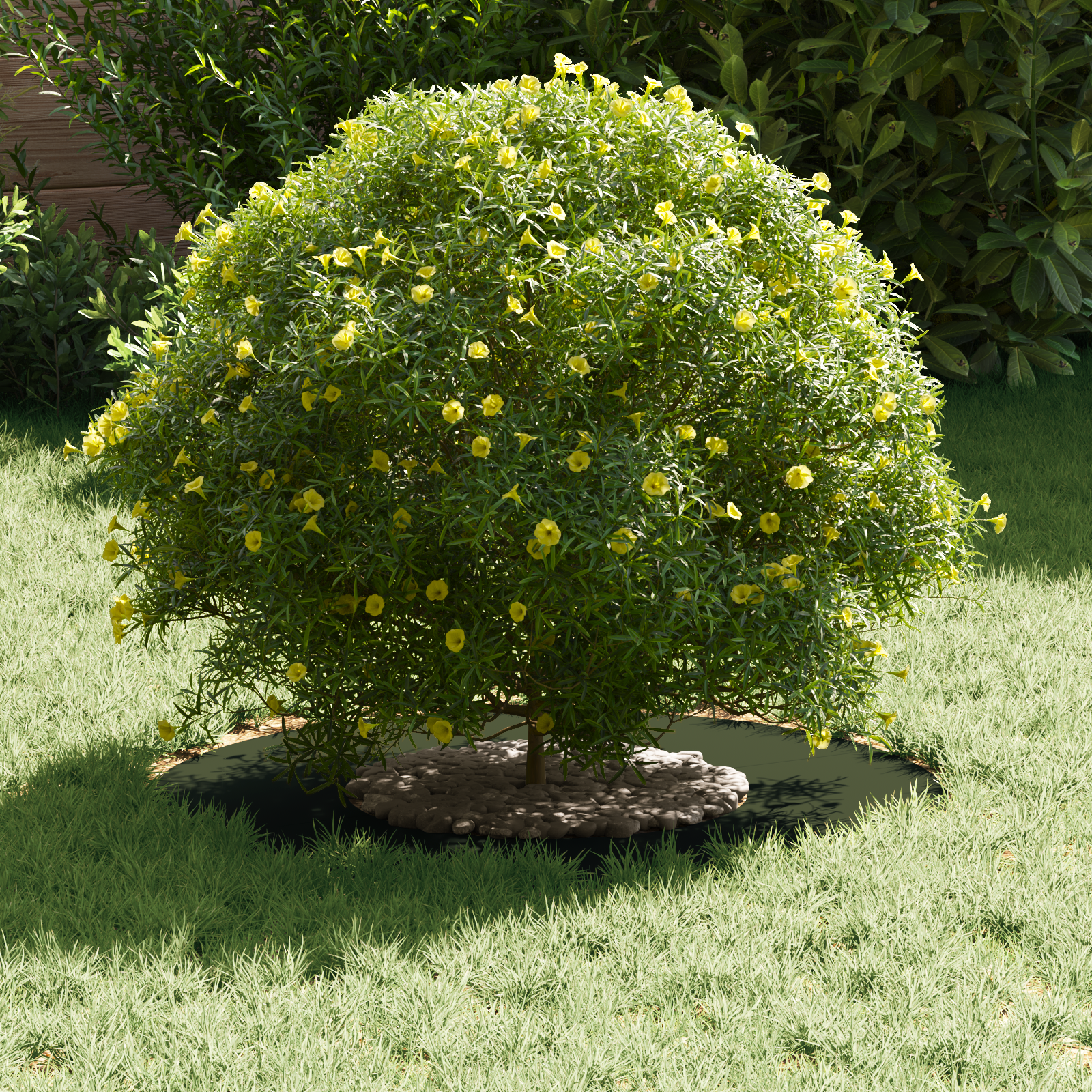 Olive Green Planter Olive green Plastic Medium Decorative Inlays - Image 3