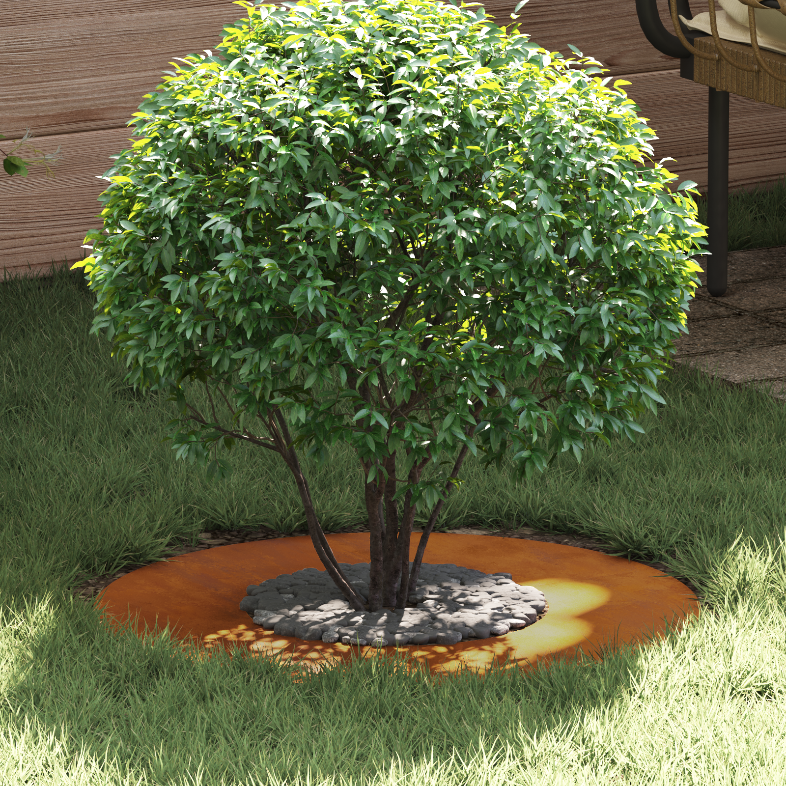 Corten Stalen Planter Corten staal Groot Decoratieve Inlays