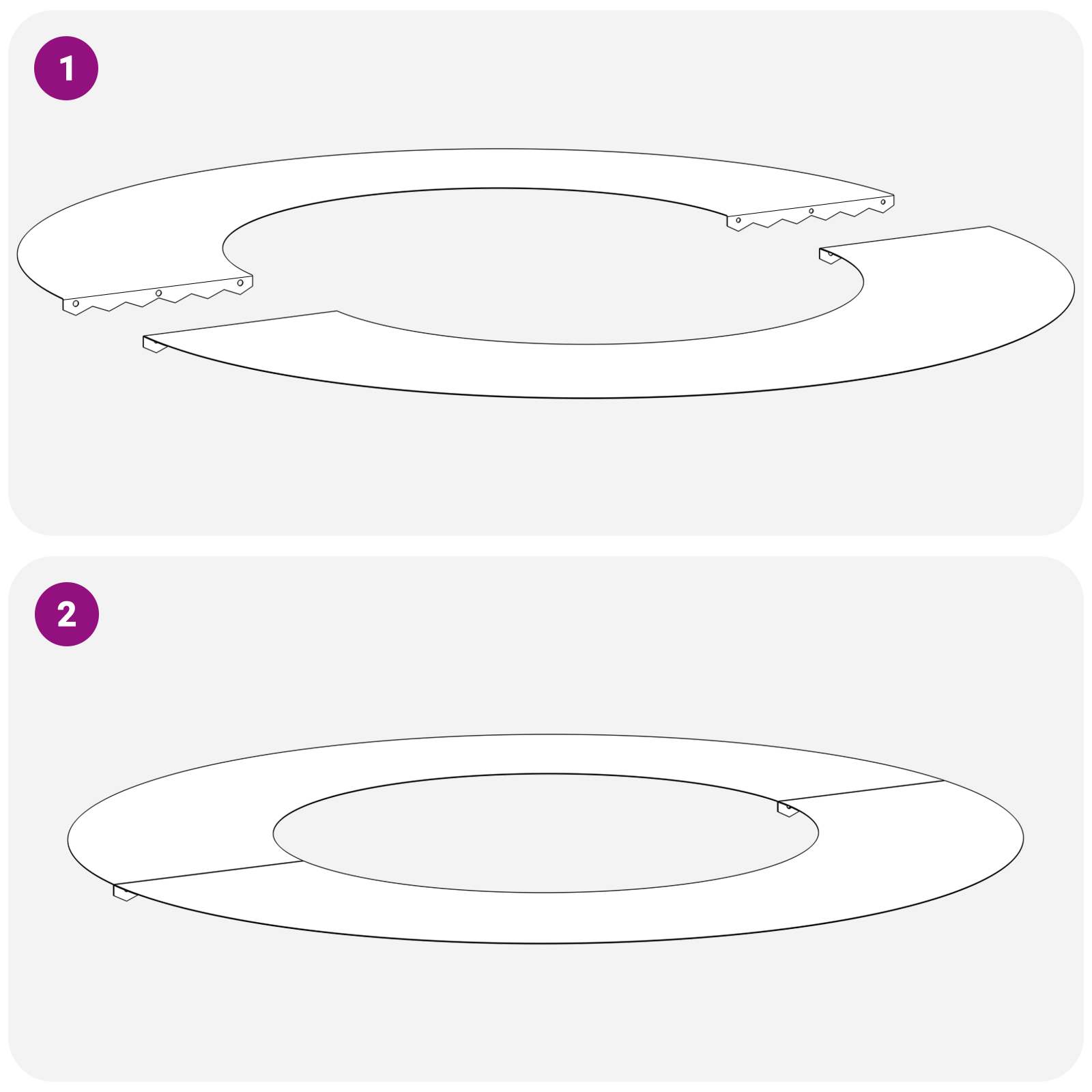 Ceramic Planter White Ceramic Large Ceramic Planter Circular - Image 7