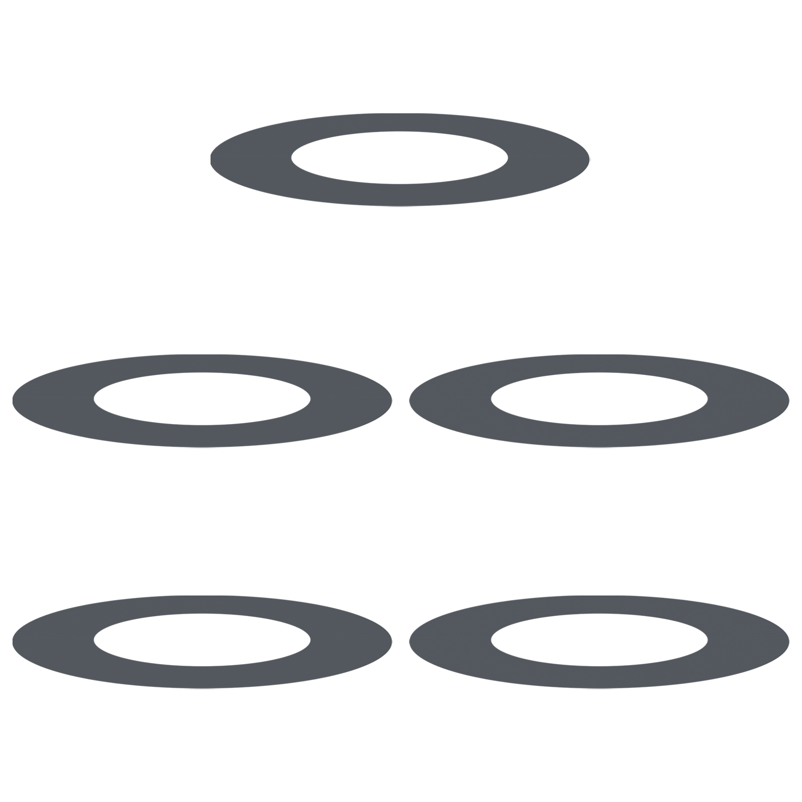 Plastic Planter Set Anthracite Plastic Large Durable - Image 2