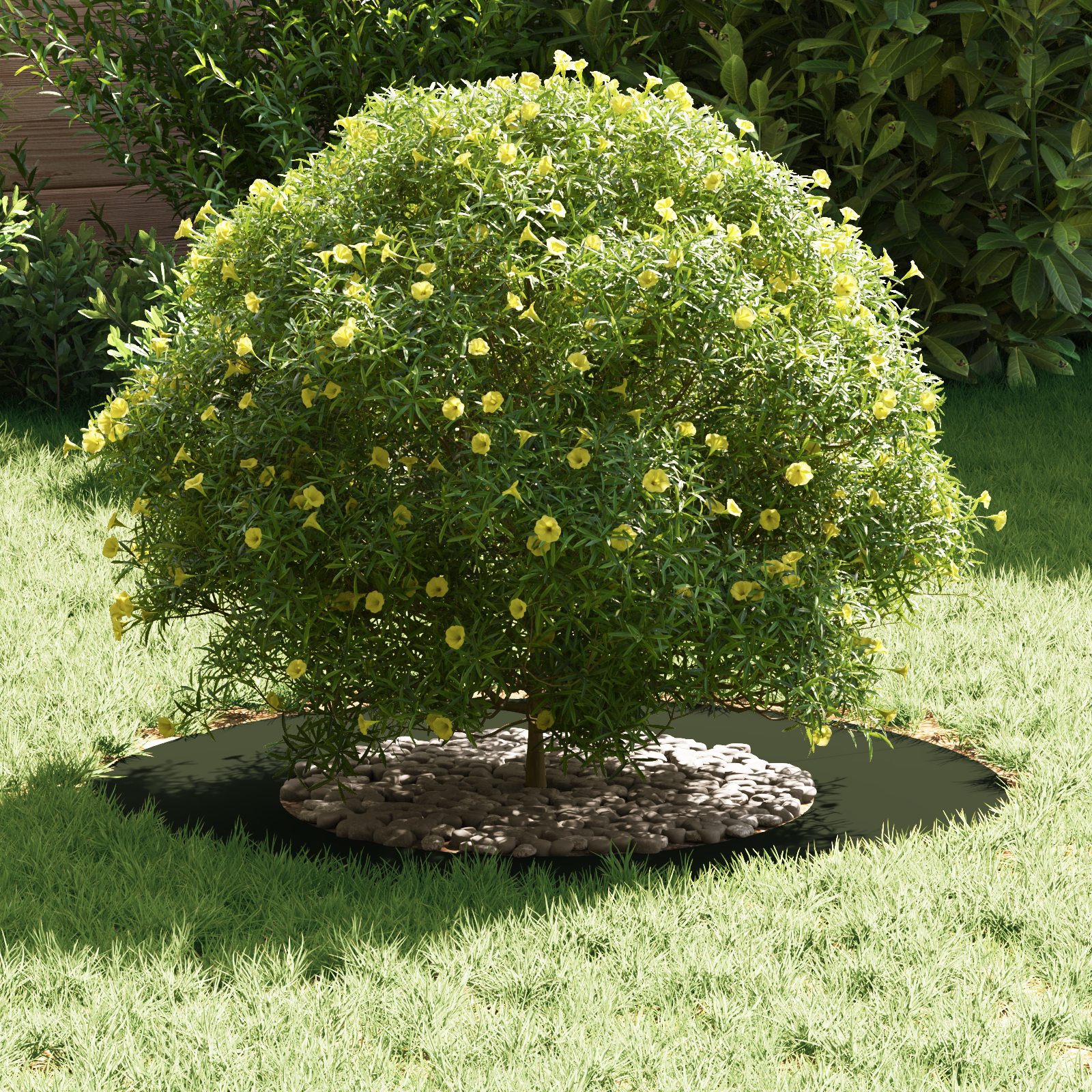 Plastic Planter Olive green Plastic Large Decorative Inlays - Image 3