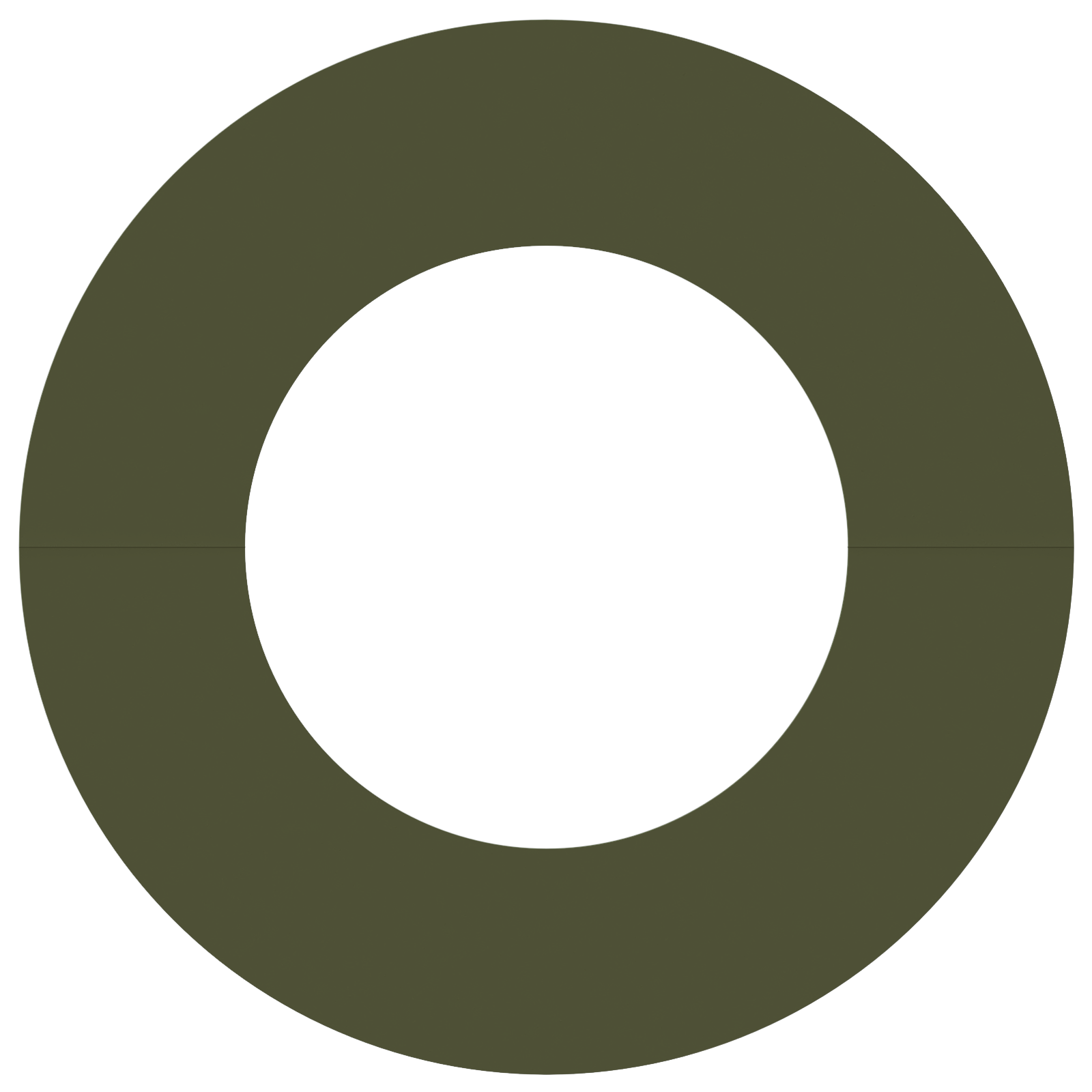 Olive Green Planter Olive green Ceramic Large Decorative Inlays - Image 5