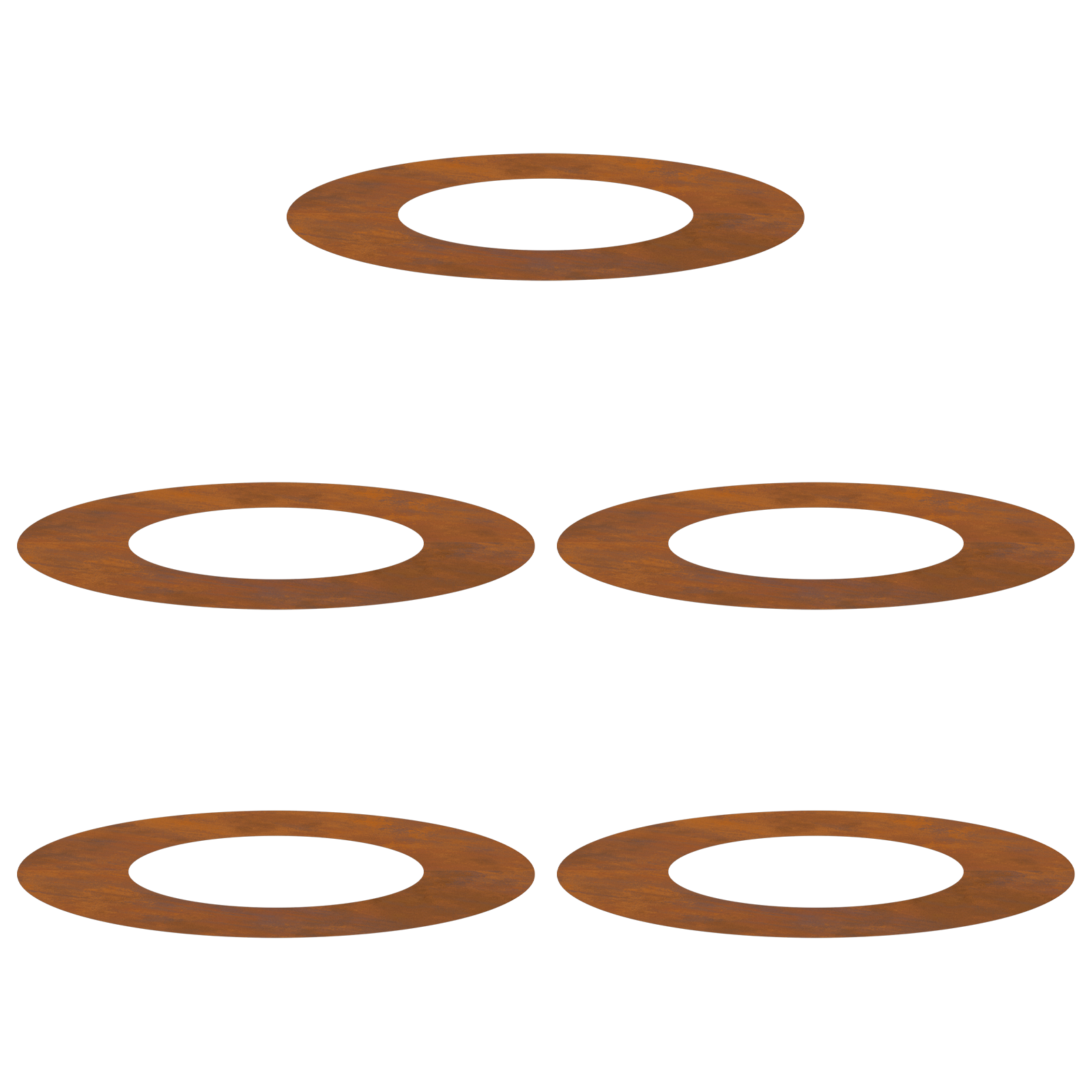 Corten Steel Planter Corten steel Medium Decorative Inlays - Image 2