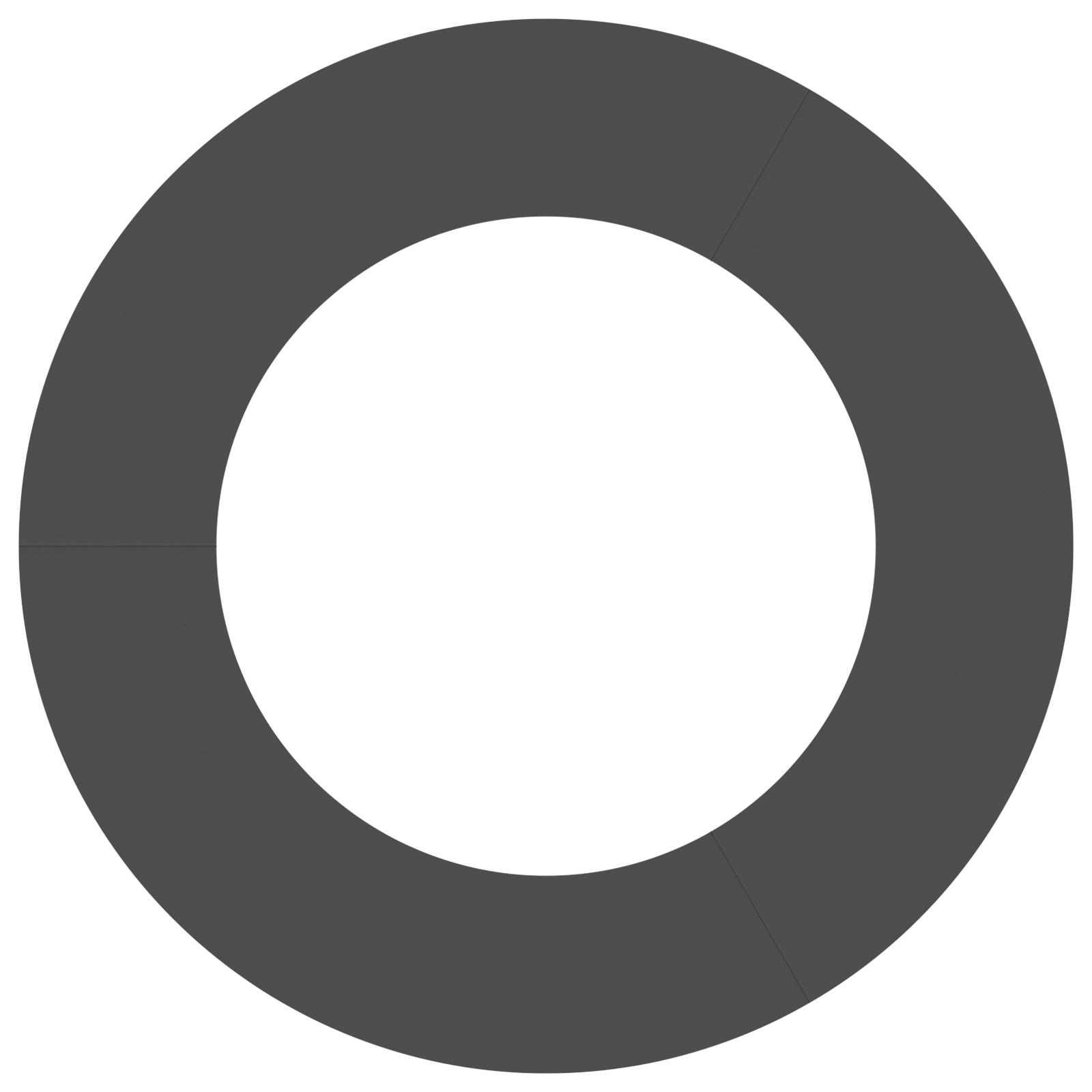 Plastic Planter Black Plastic Large Decorative Inlays - Image 5