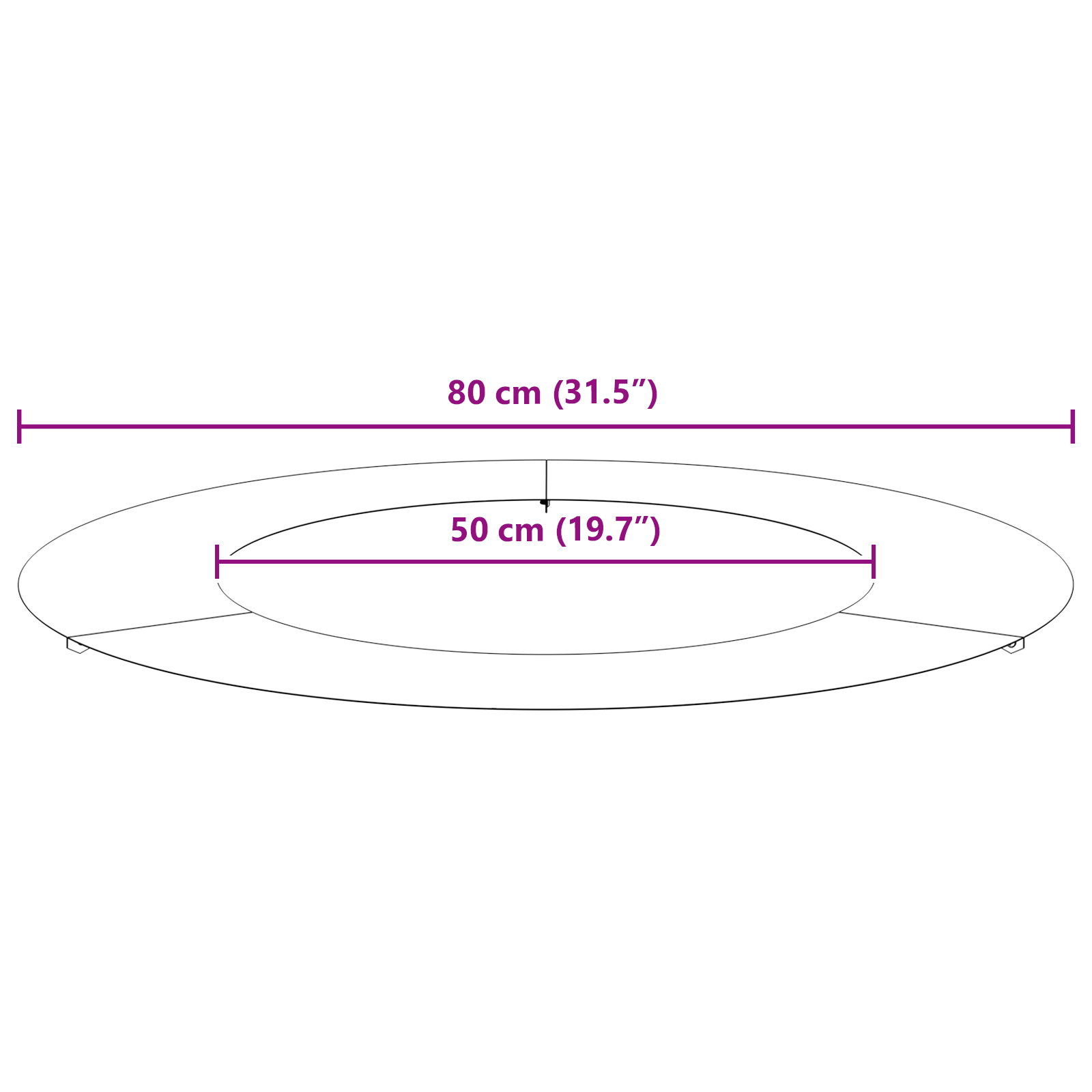 Plastic Planter Black Plastic Large Decorative Inlays - Image 8