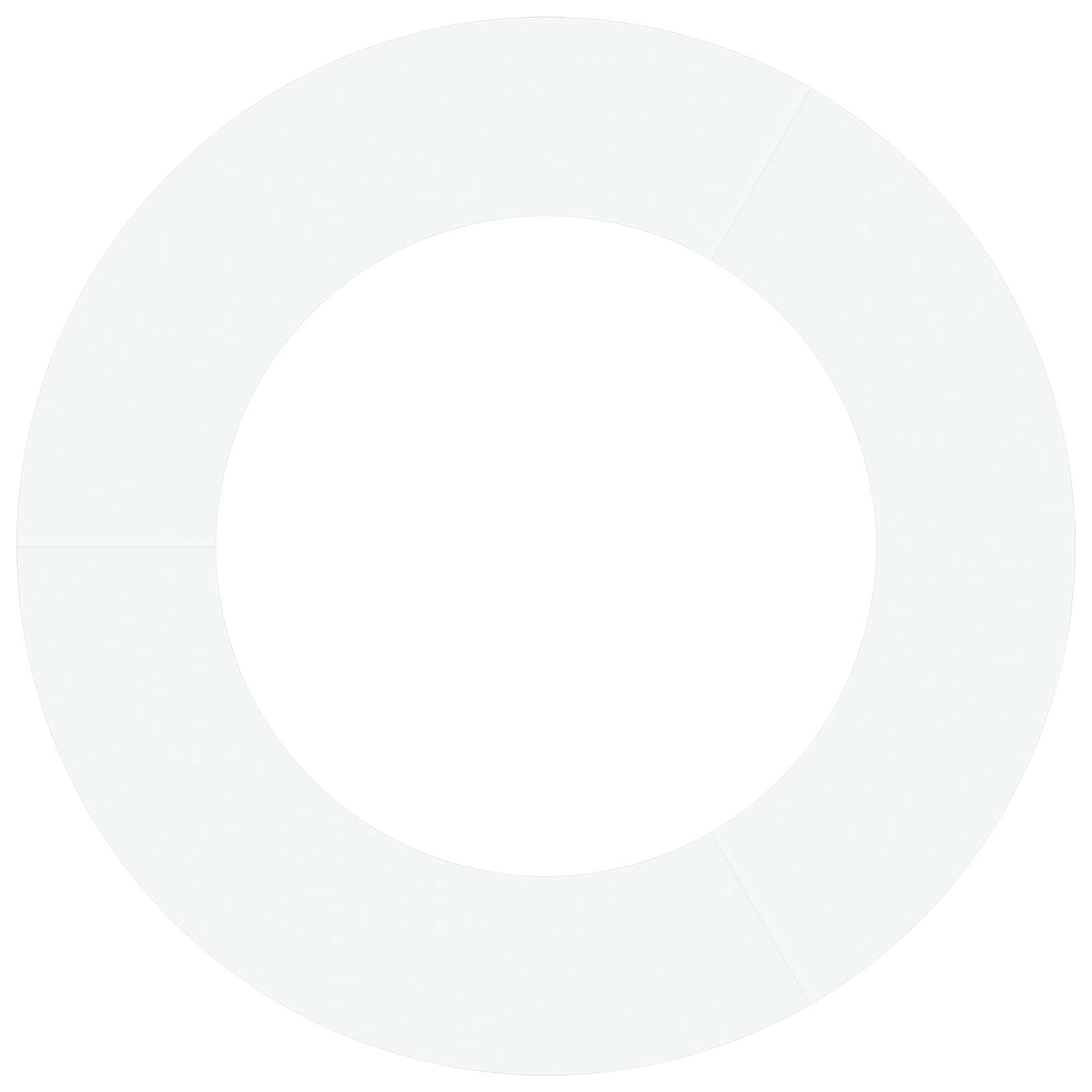 White Metal Planter White Metal 80 cm diameter - Image 5