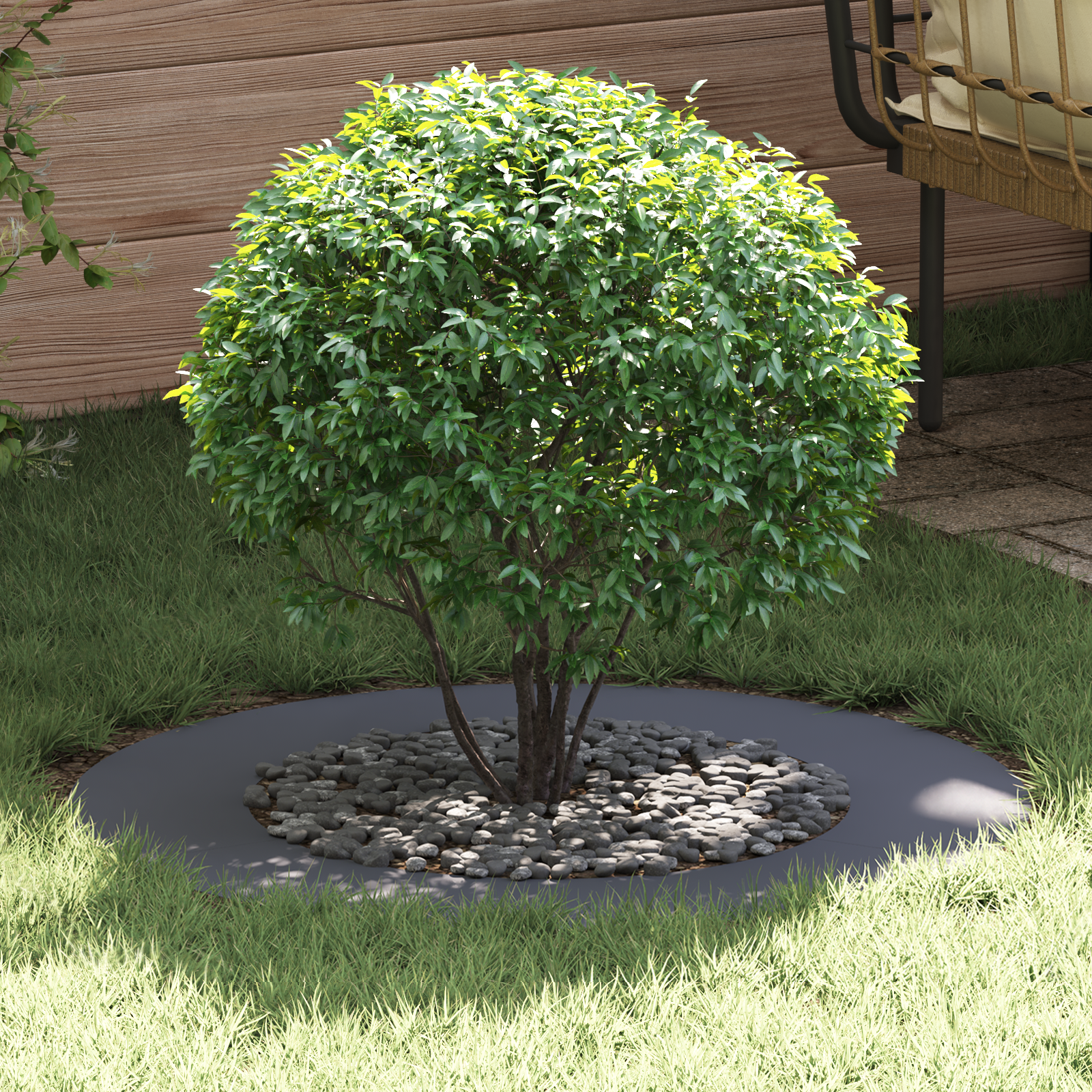 Anthraciet Planter Anthraciet Kunststof Groot Grote planter