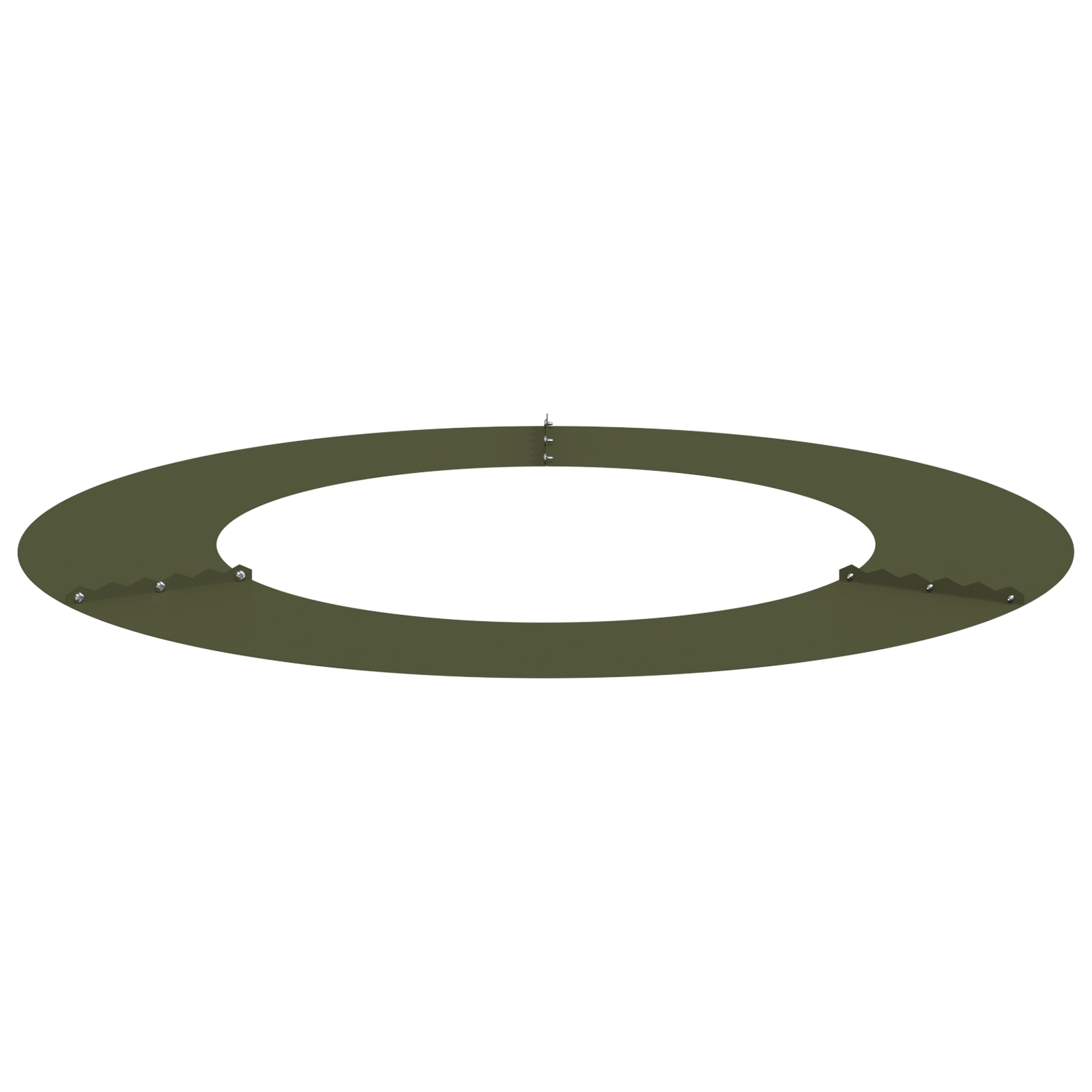 Olive Green Planter Olive green Plastic Large Decorative Inlays - Image 4