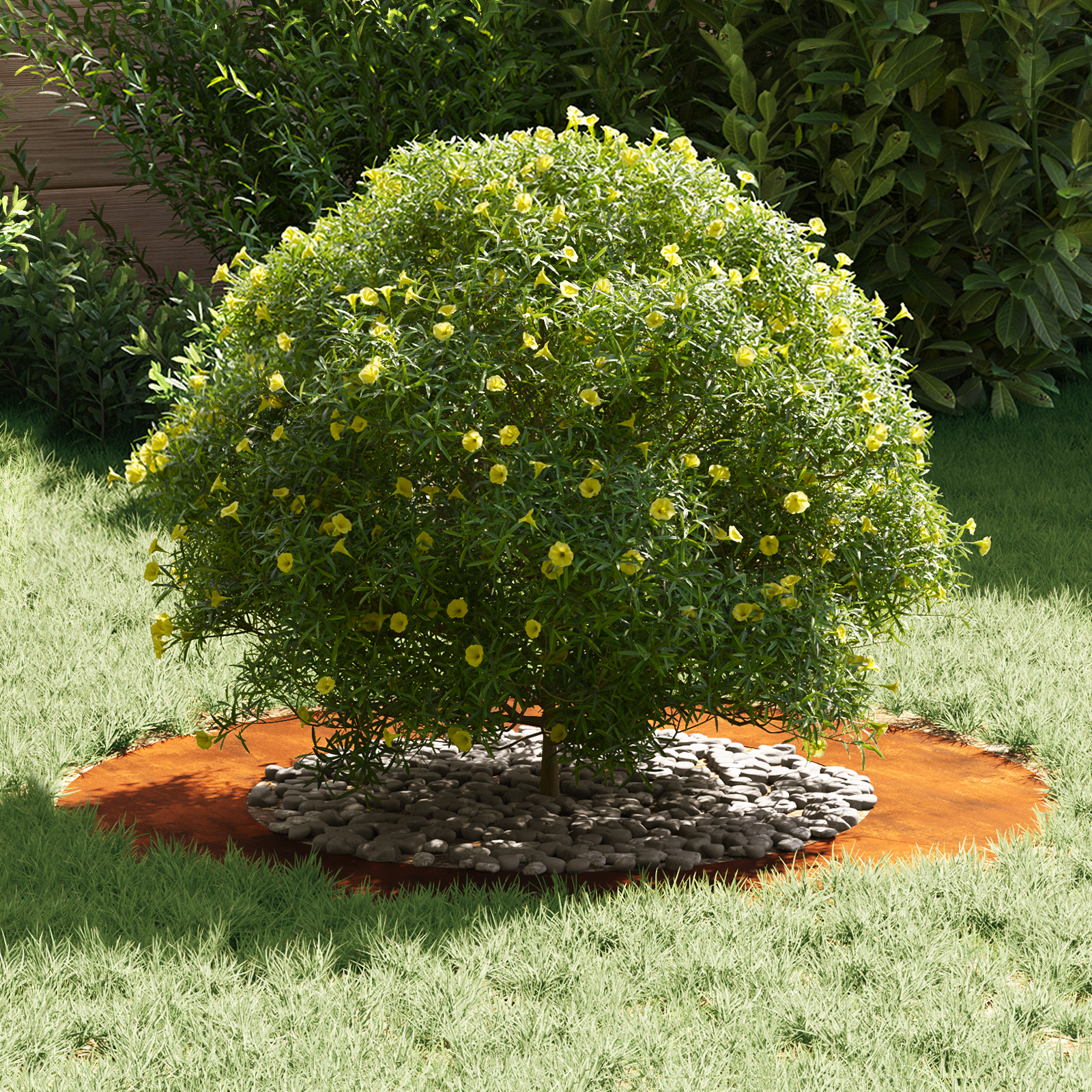 Corten Steel Planter Corten steel Large Decorative Inlays - Image 3