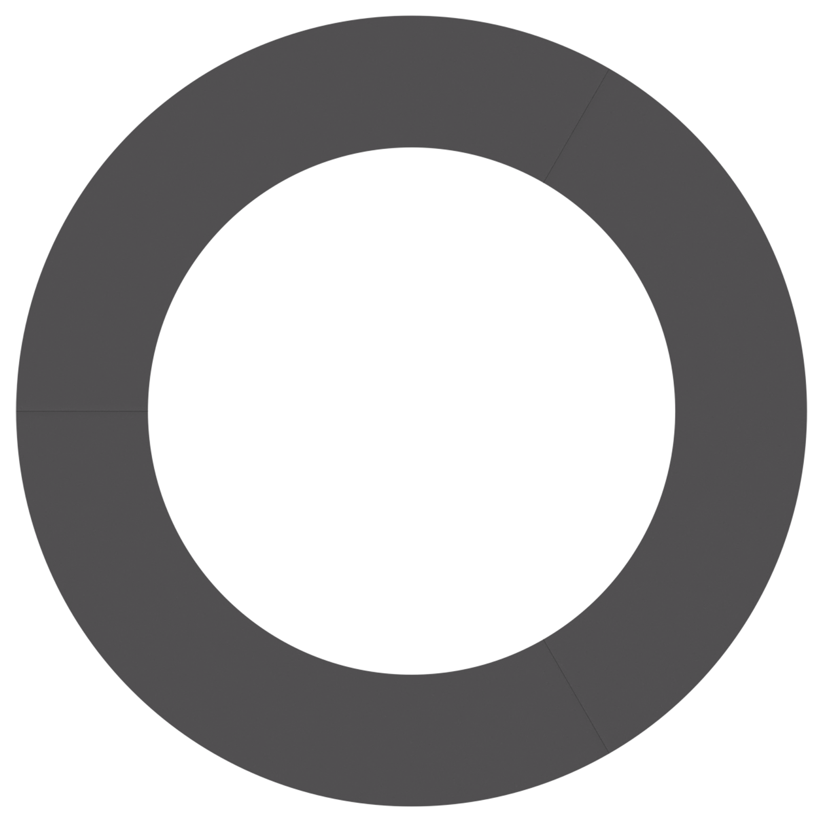 Plastic Planter Black Plastic Large Decorative Inlays - Image 5