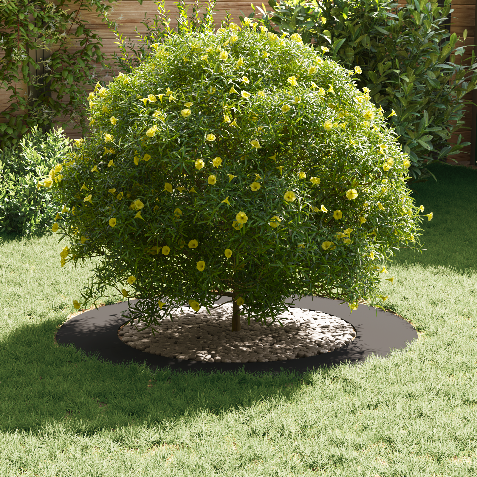 Plastic Planter Black Plastic Large Decorative Inlays - Image 3