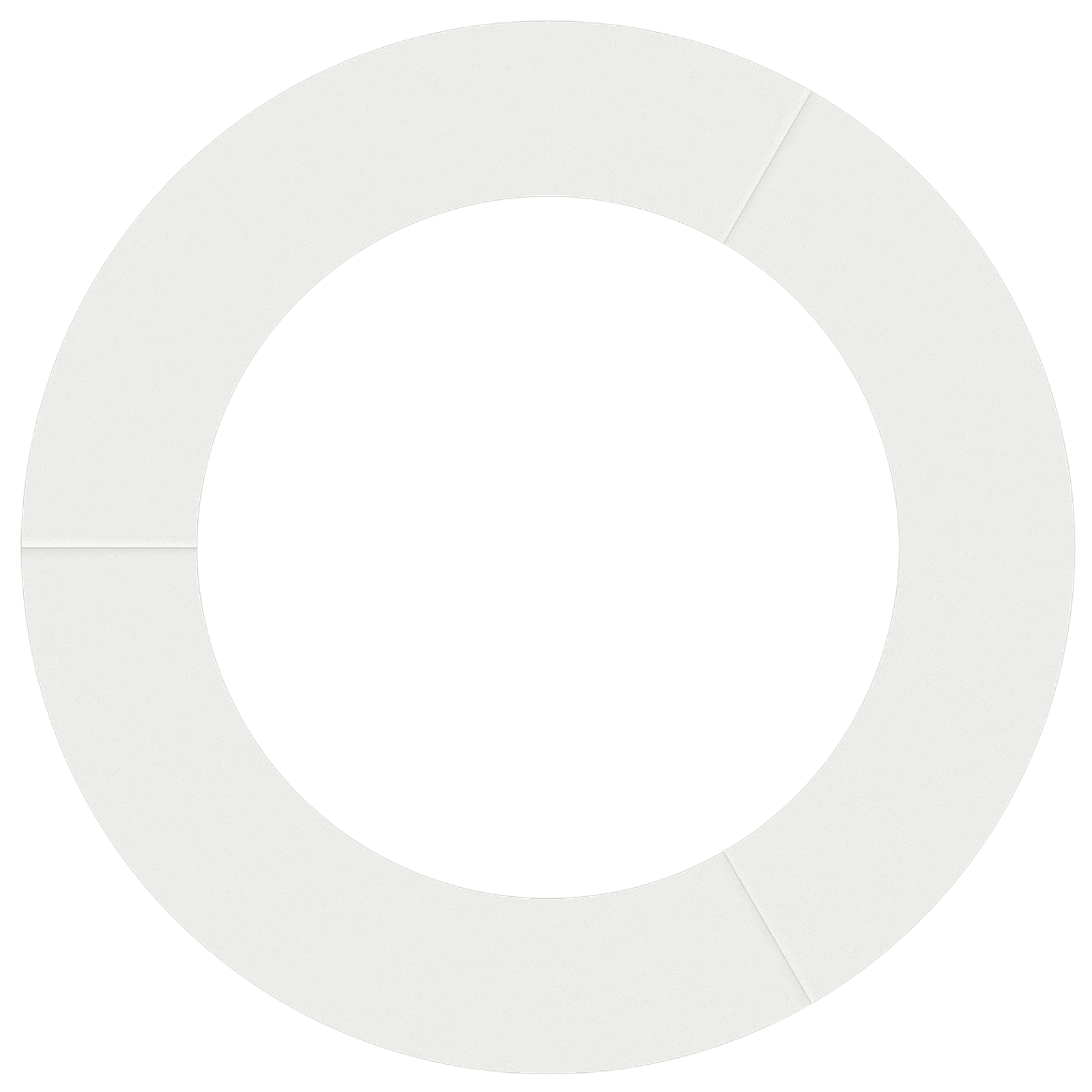 White Planter White Plastic Large Lightweight Plastic Planter - Image 5