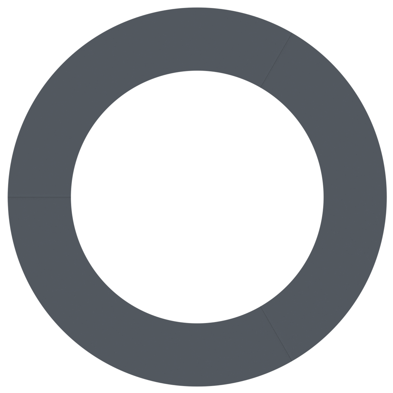 Anthracite Planter Anthracite Metal Large Planter Round - Image 5