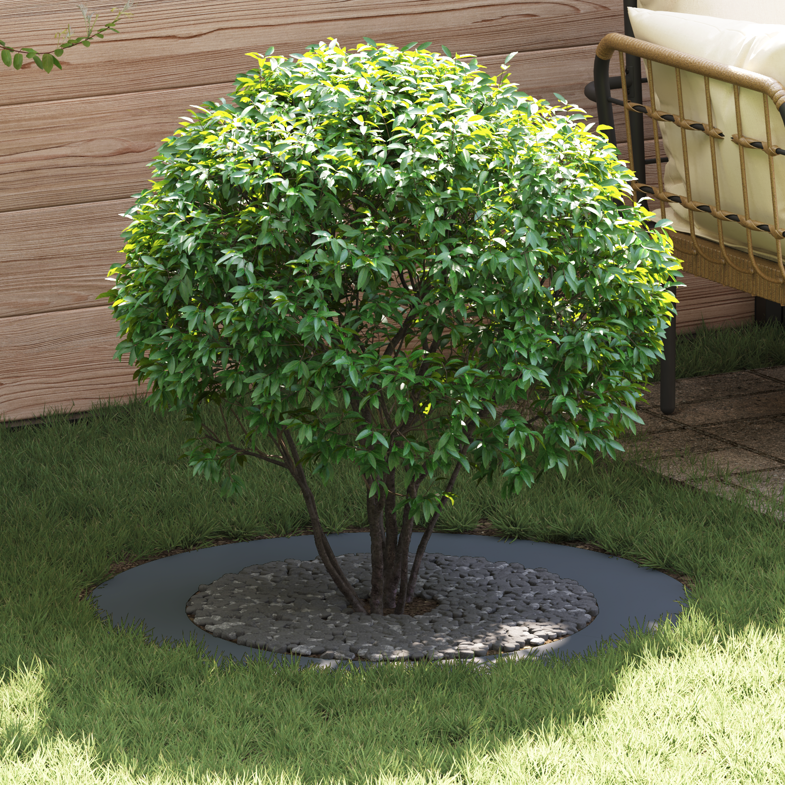 Anthraciet Plantenbak Anthraciet Metaal Groot Plantenbak Rond