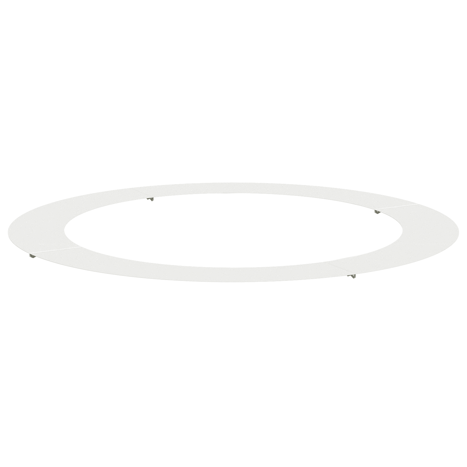 Large White Metal Planter White Metal Large Lightweight Modern - Image 2