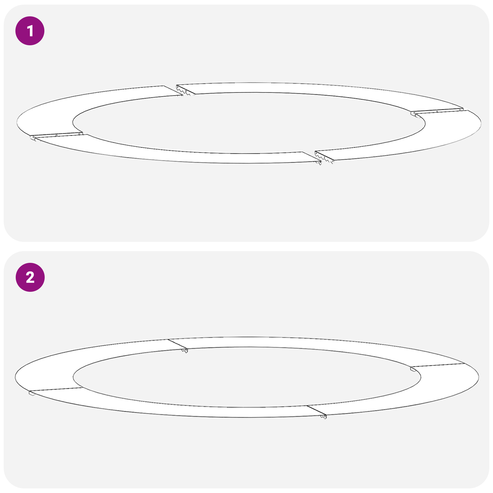 White Planters White Plastic Large White Planter Round - Image 7