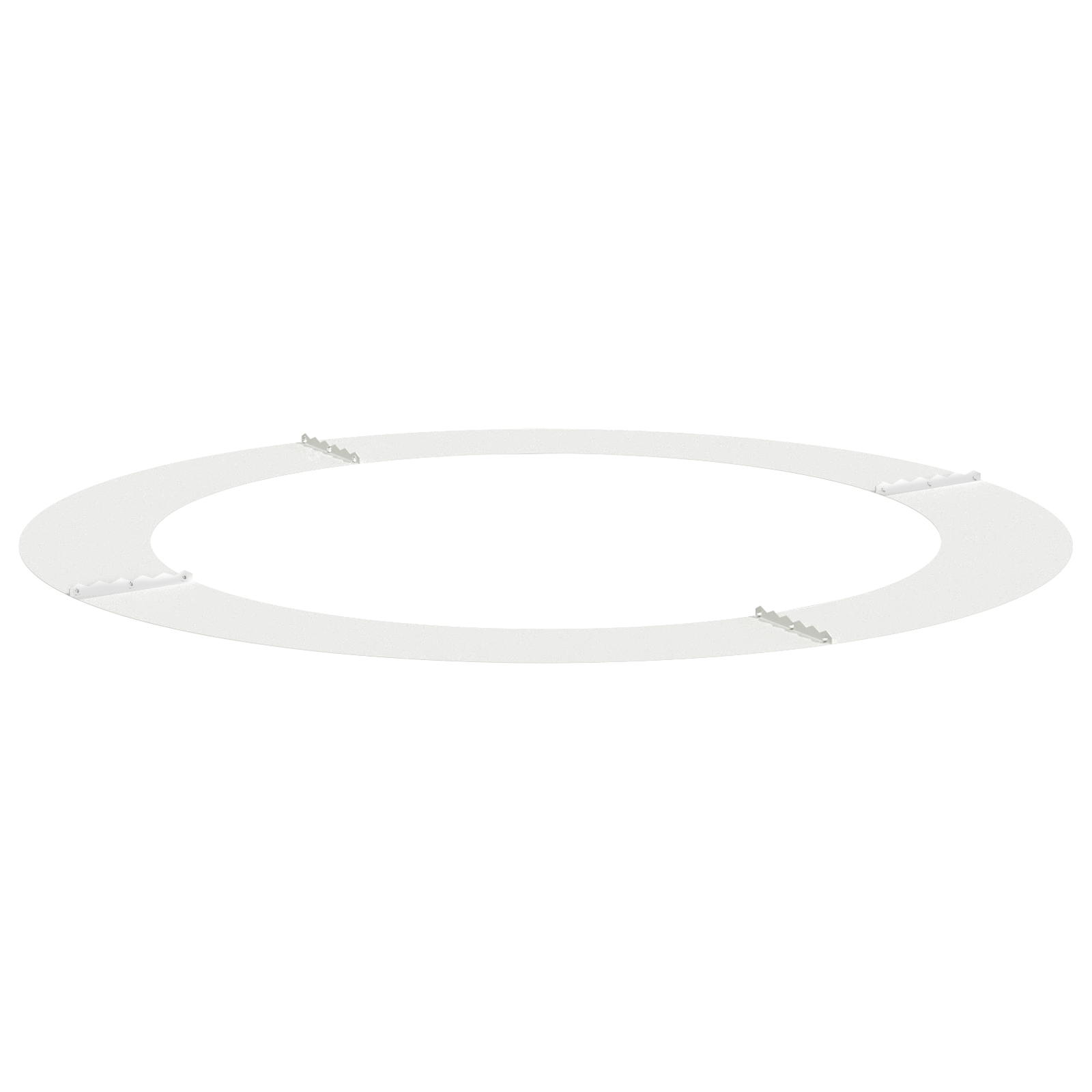 White Planters White Plastic Large White Planter Round - Image 4