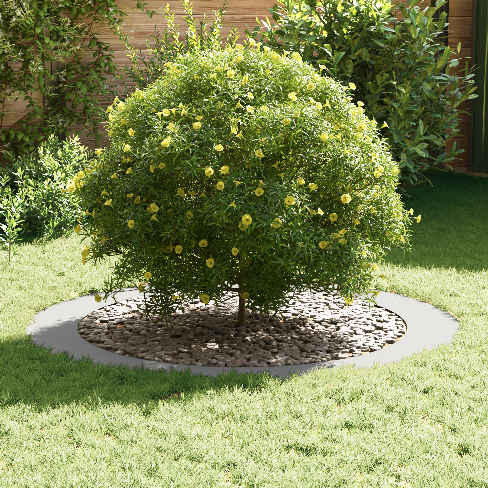 White Planters White Plastic Large White Planter Round - Image 3