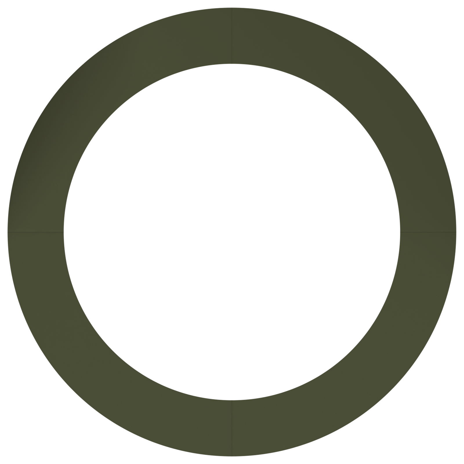 Olive Green Planters Olive green Plastic Large - Image 5