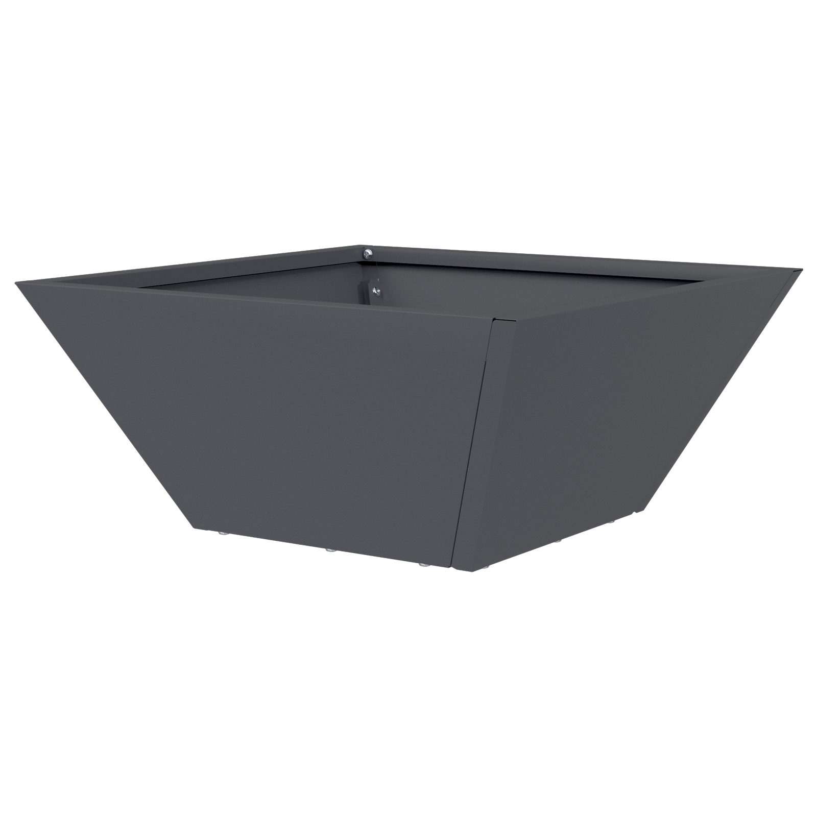 Plastic Planter Anthracite Plastic 35 x 35 x 15 cm Durable - Image 7