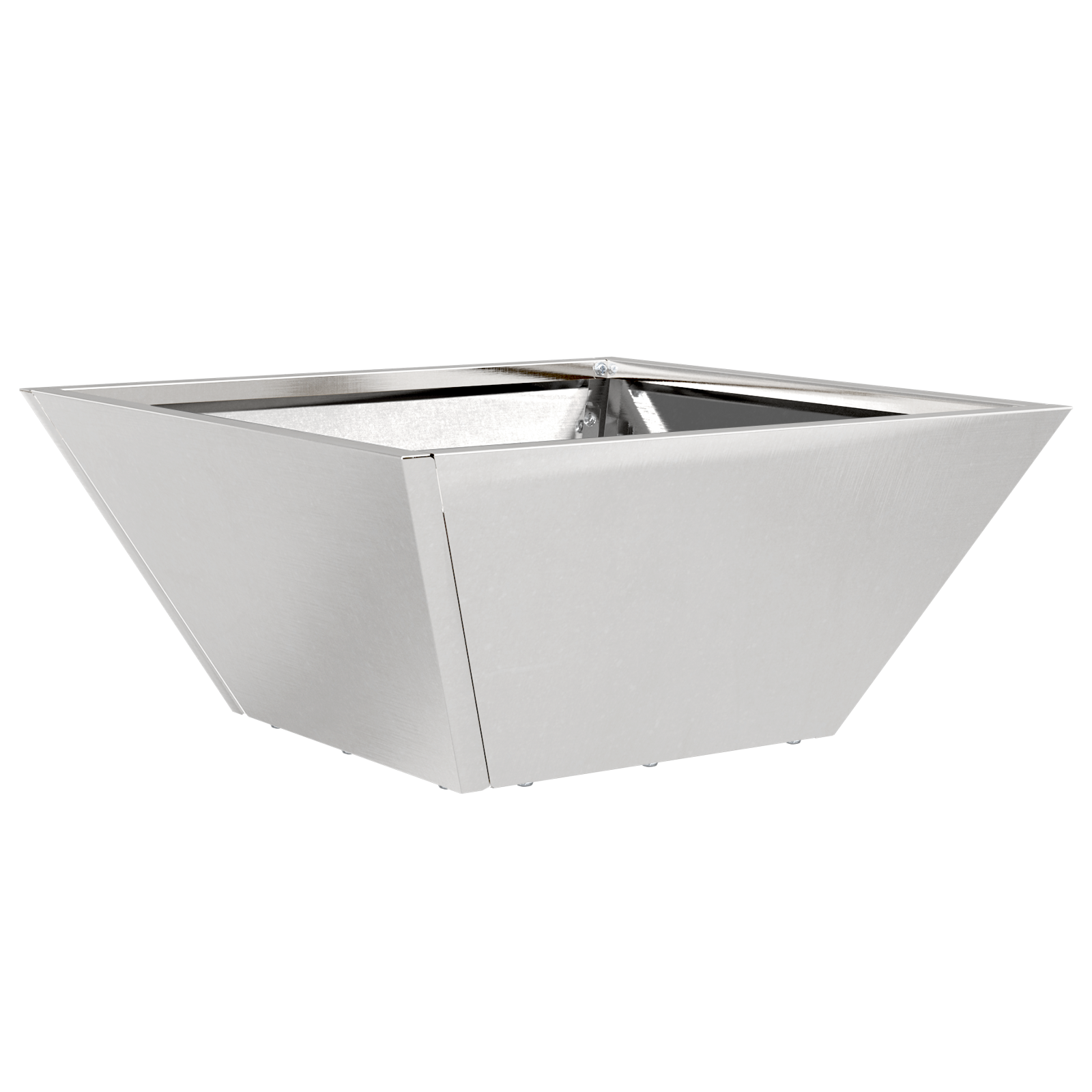 Metal Planter Stainless steel 35 x 35 x 15 cm Metal Planter - Image 2