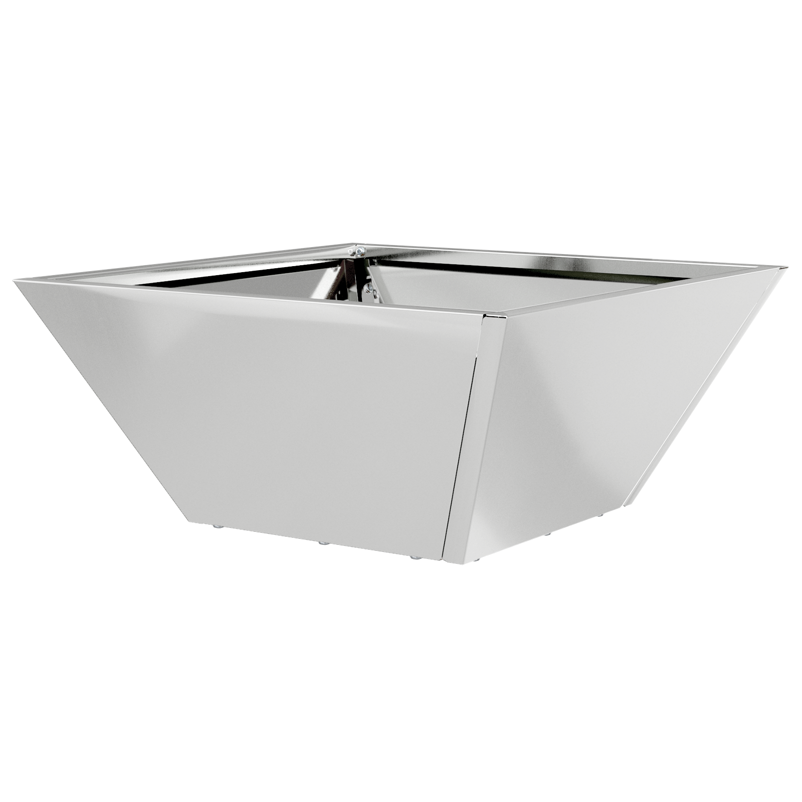 Metal Planter Set Galvanised steel 35 x 35 x 15 cm - Image 8