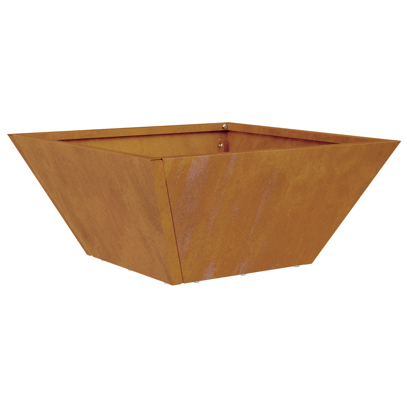 Metal Planter Weathering Steel 35 x 35 x 15 cm Durable - Image 5