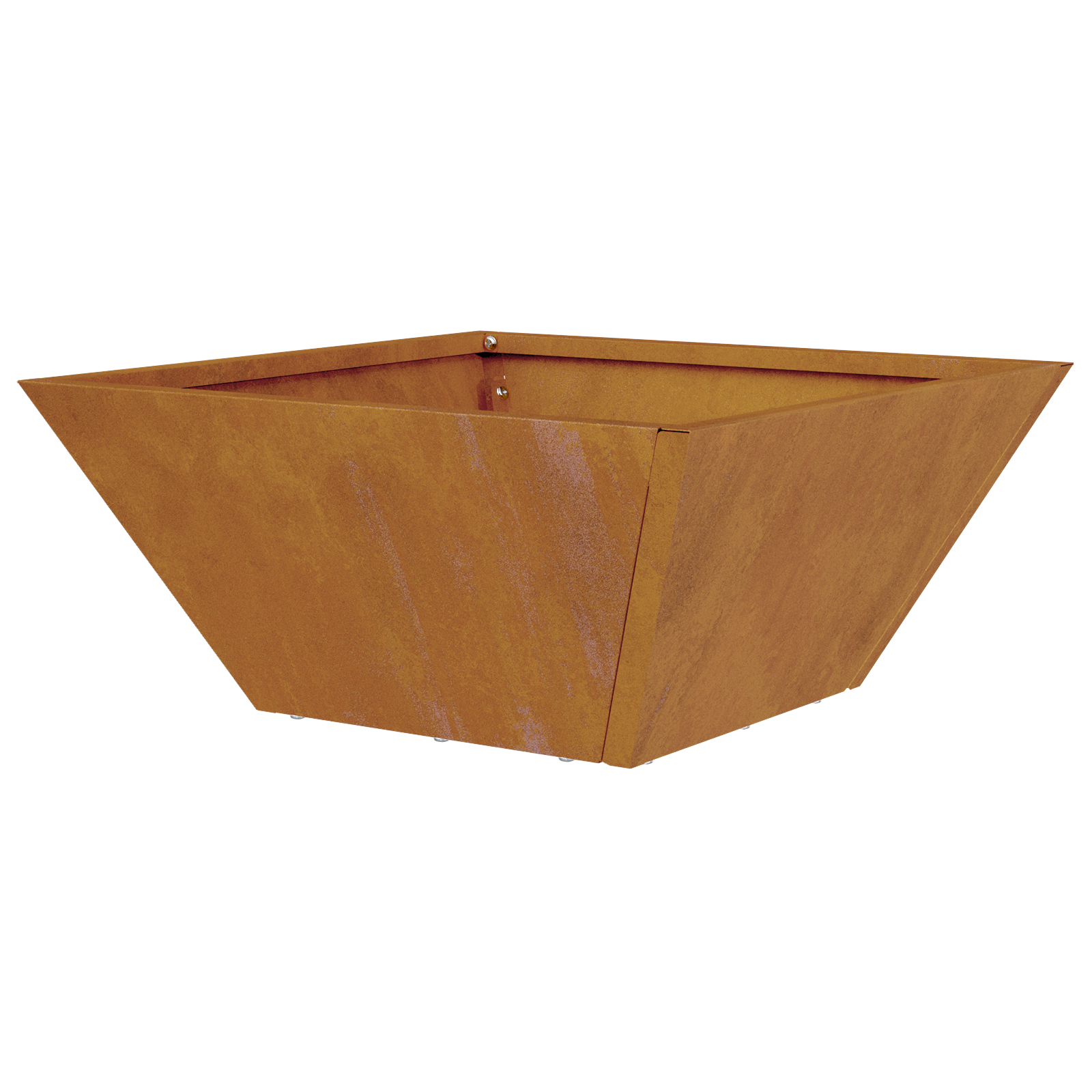 Metal Planters Weathering Steel 35 x 35 x 15 cm Decorative Inlays - Image 9