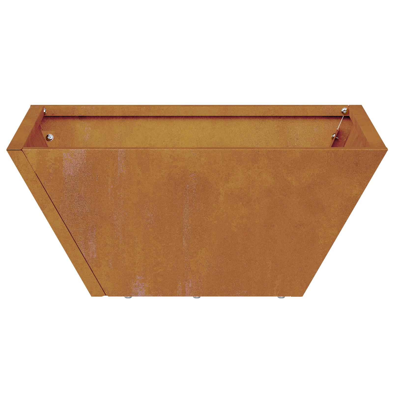 Metal Planters Weathering Steel 35 x 35 x 15 cm Decorative Inlays - Image 7