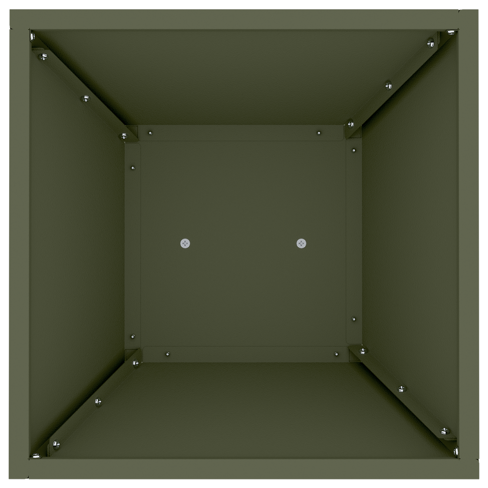 Plant Stand Set Olive Green Metal 35 x 35 x 73 cm - Image 7