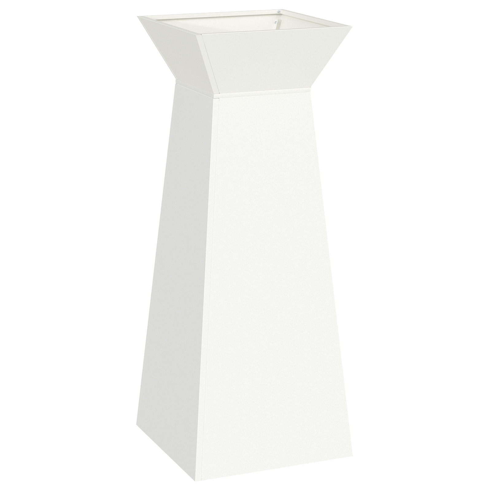 Cone-Shaped Plant Stand White Plastic Large Decorative Inlays - Image 5