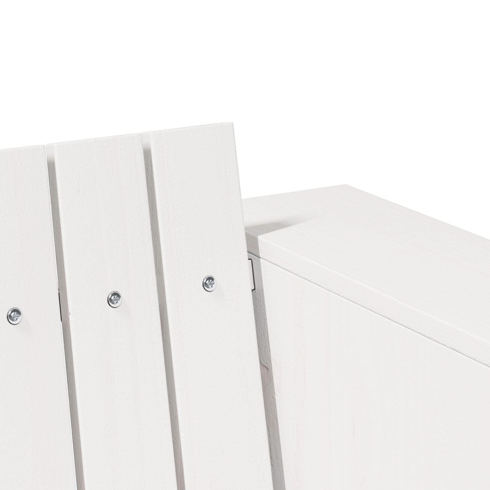 Garden Sofa 2-Seater 134x60x62 cm White Solid Wood Pine - Image 6