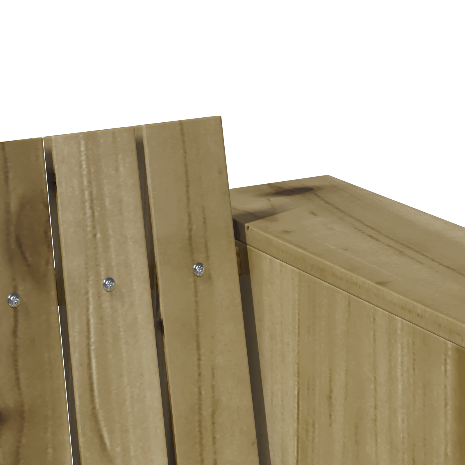 Garden Sofa 2-Seater 134x60x62 cm Treated Pine Wood - Image 6