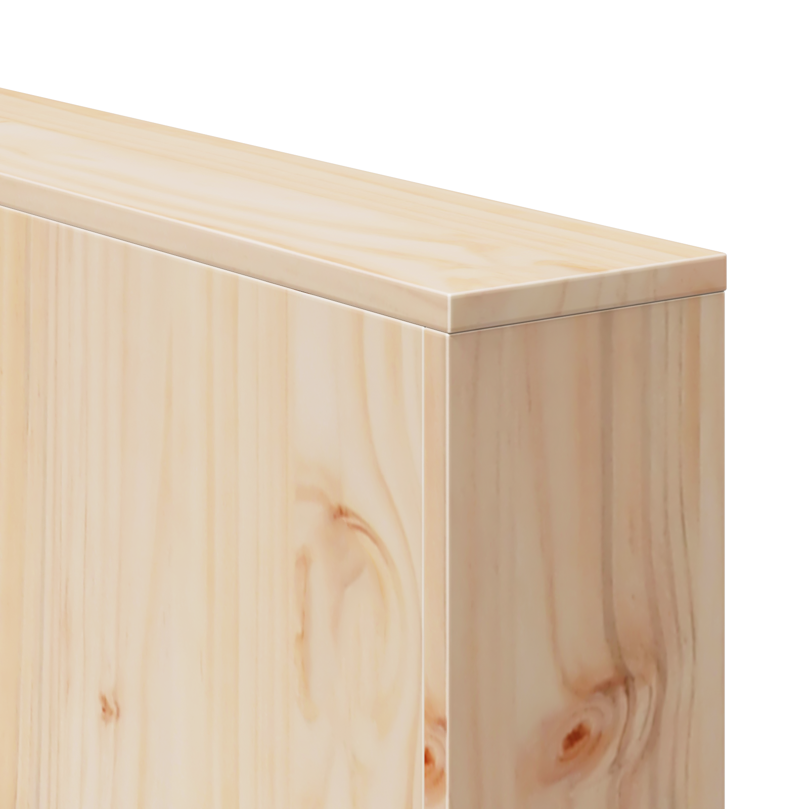 Garden Sofa 3-Seater Natural Solid Pine wood Medium Durable - Image 7