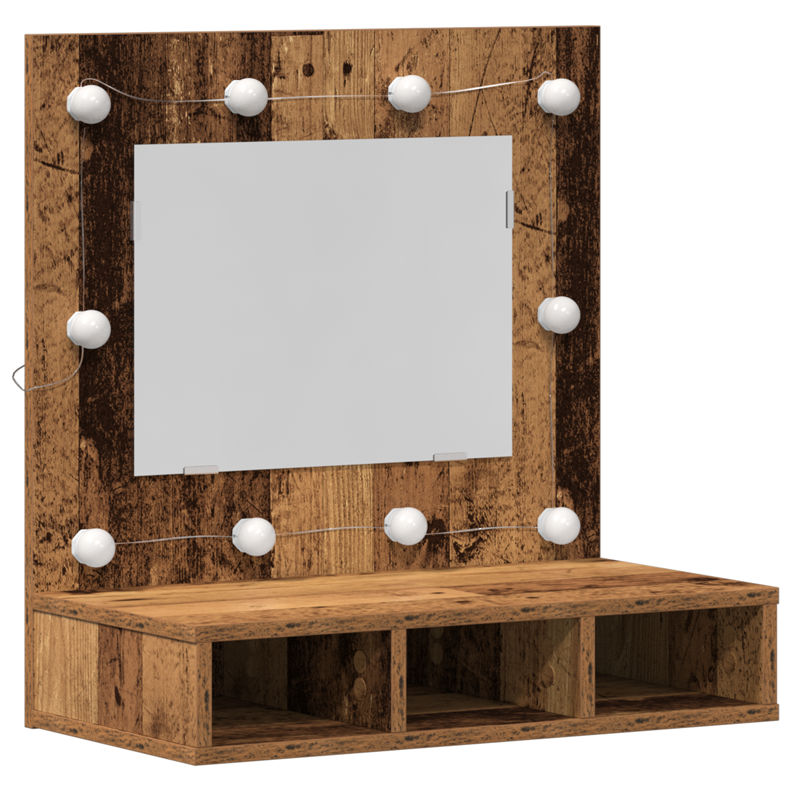 Vanity Unit Old Wood Solid Reclaimed Wood 60 x 31.5 x 62 cm - Image 2