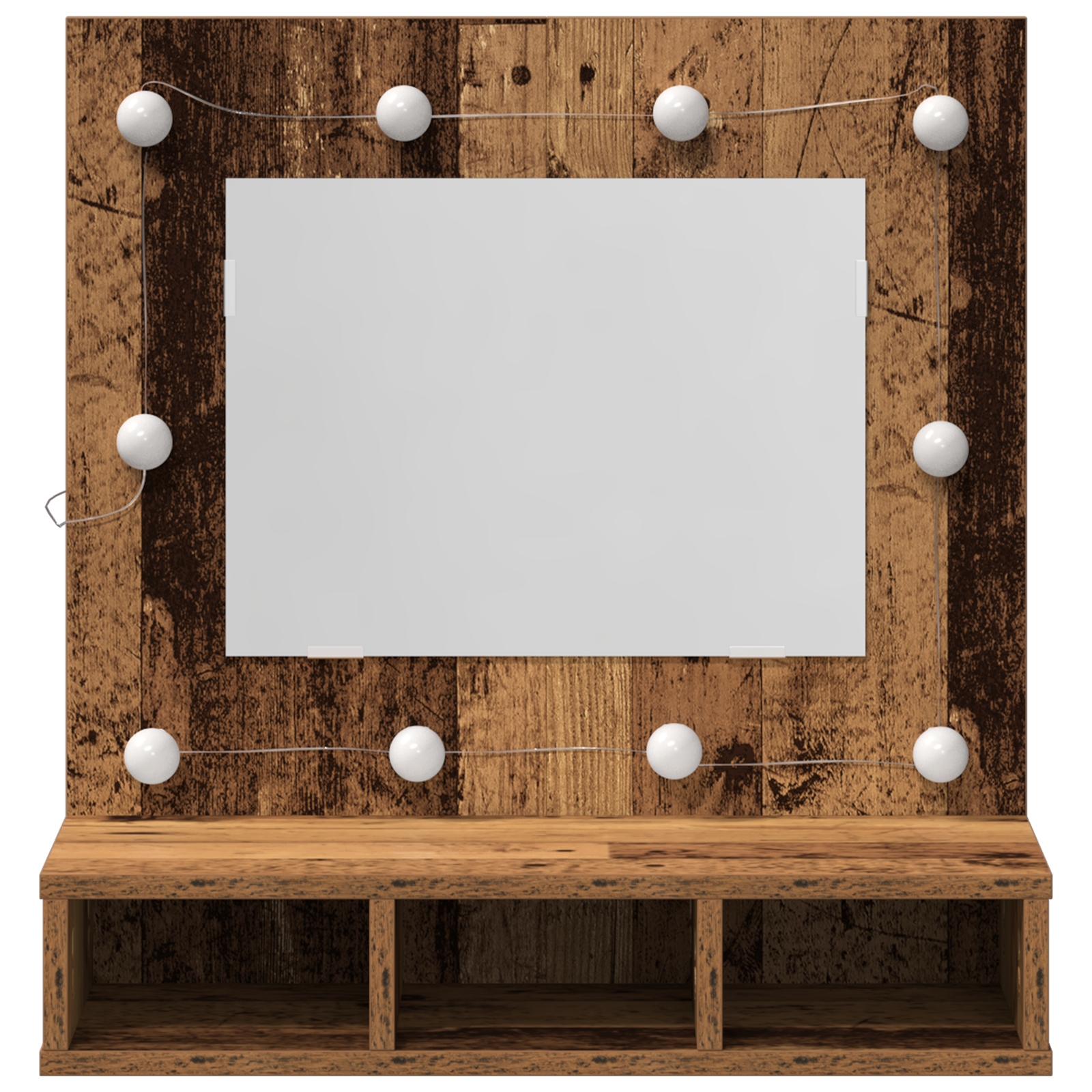 Vanity Unit Old Wood Solid Reclaimed Wood 60 x 31.5 x 62 cm - Image 4