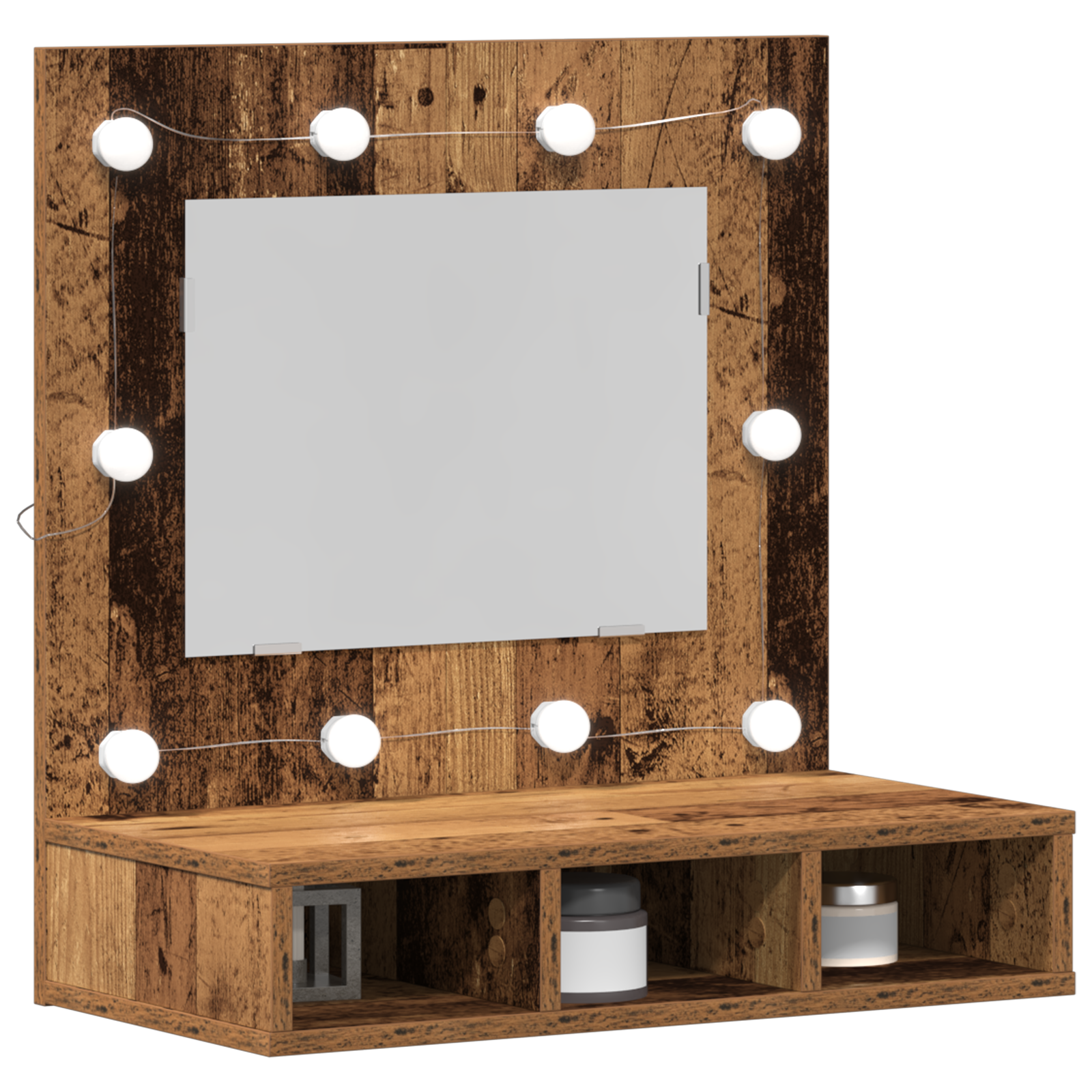 Vanity Unit Old Wood Solid Reclaimed Wood 60 x 31.5 x 62 cm - Image 3