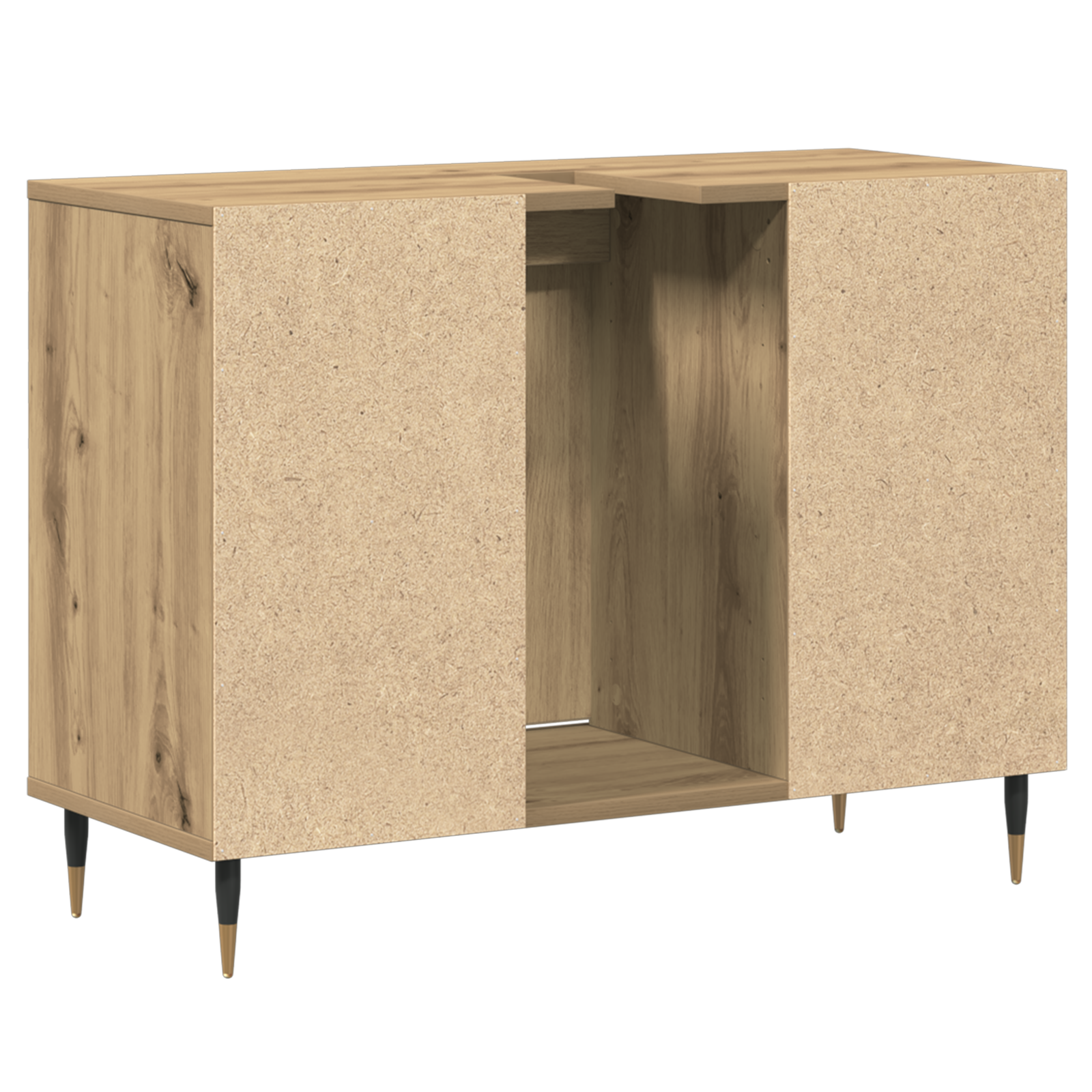 Vanity Unit Artisan Oak MDF Standard Vanity Unit Rectangular - Image 8
