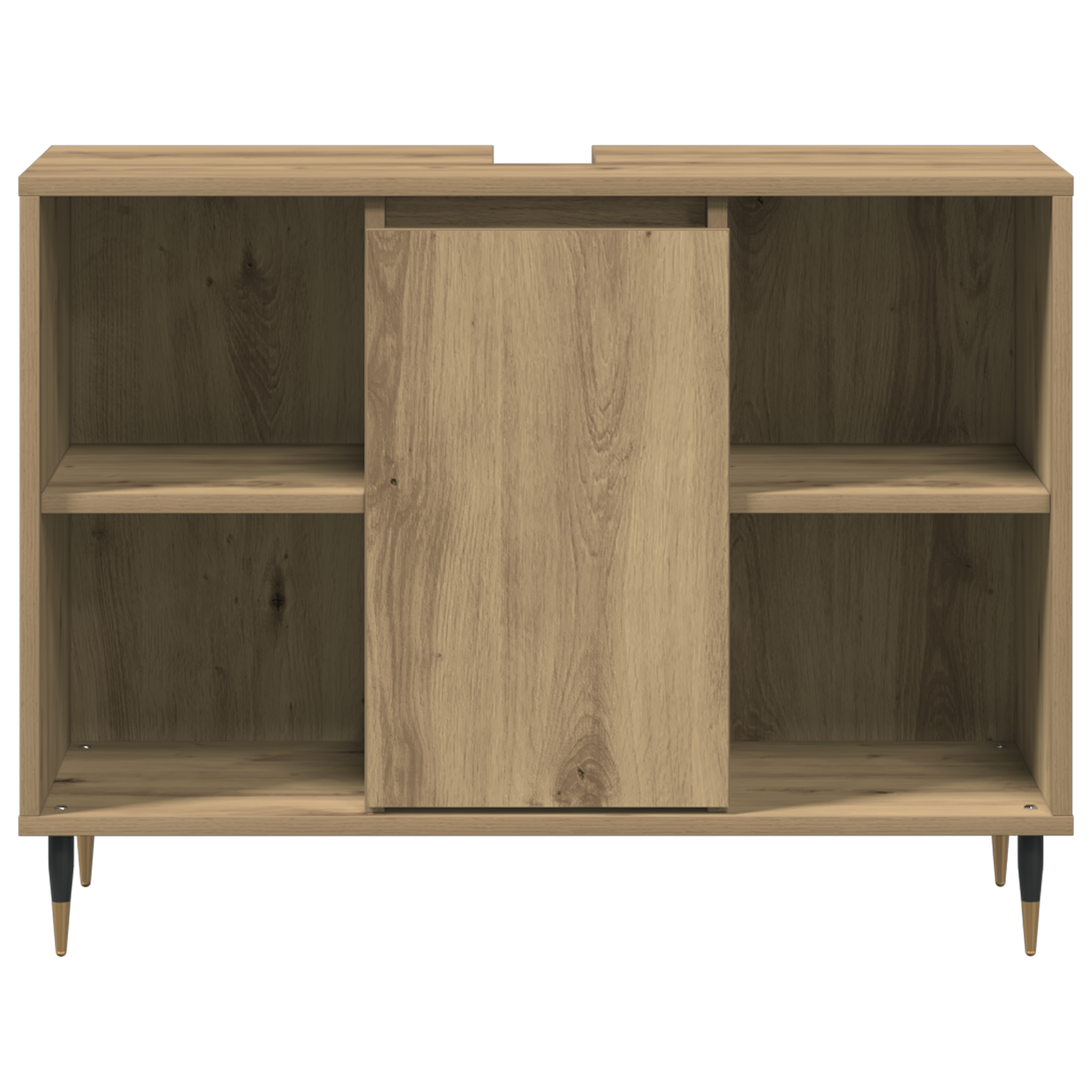 Vanity Unit Artisan Oak MDF Standard Vanity Unit Rectangular - Image 6