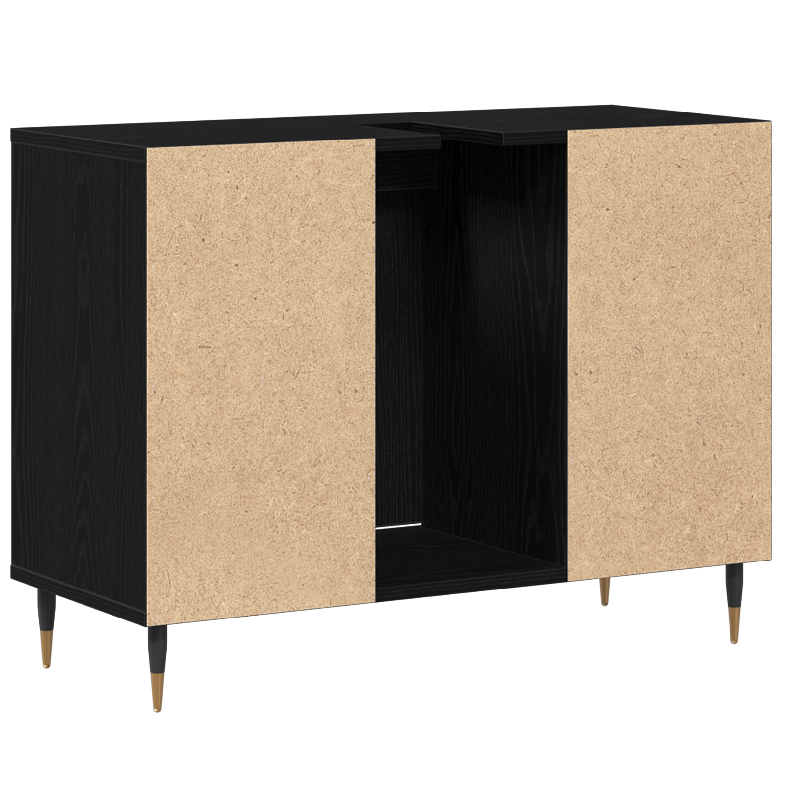 Vanity Unit Black Oak Engineered Wood Medium Black Oak Vanity - Image 8