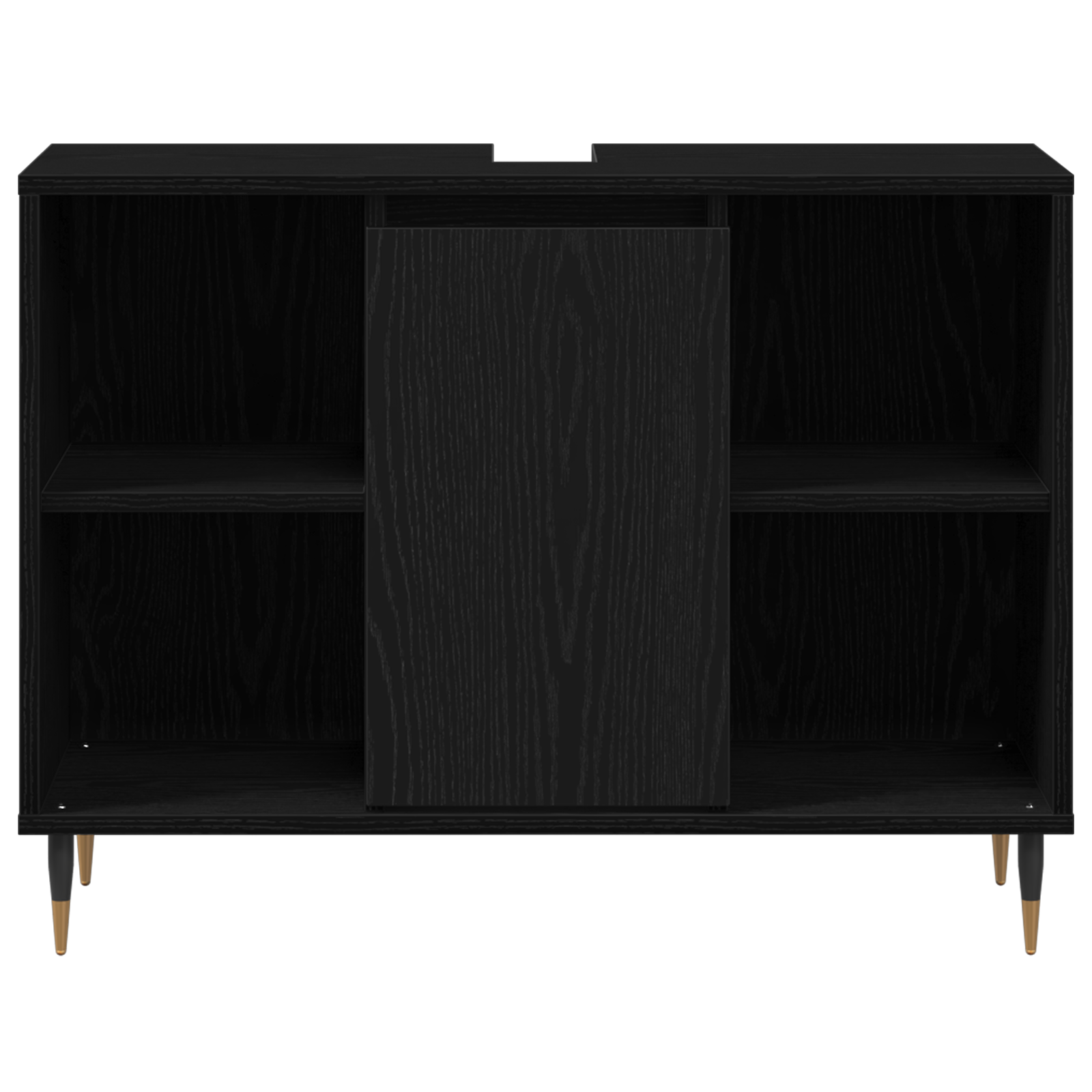 Vanity Unit Black Oak Engineered Wood Medium Black Oak Vanity - Image 6