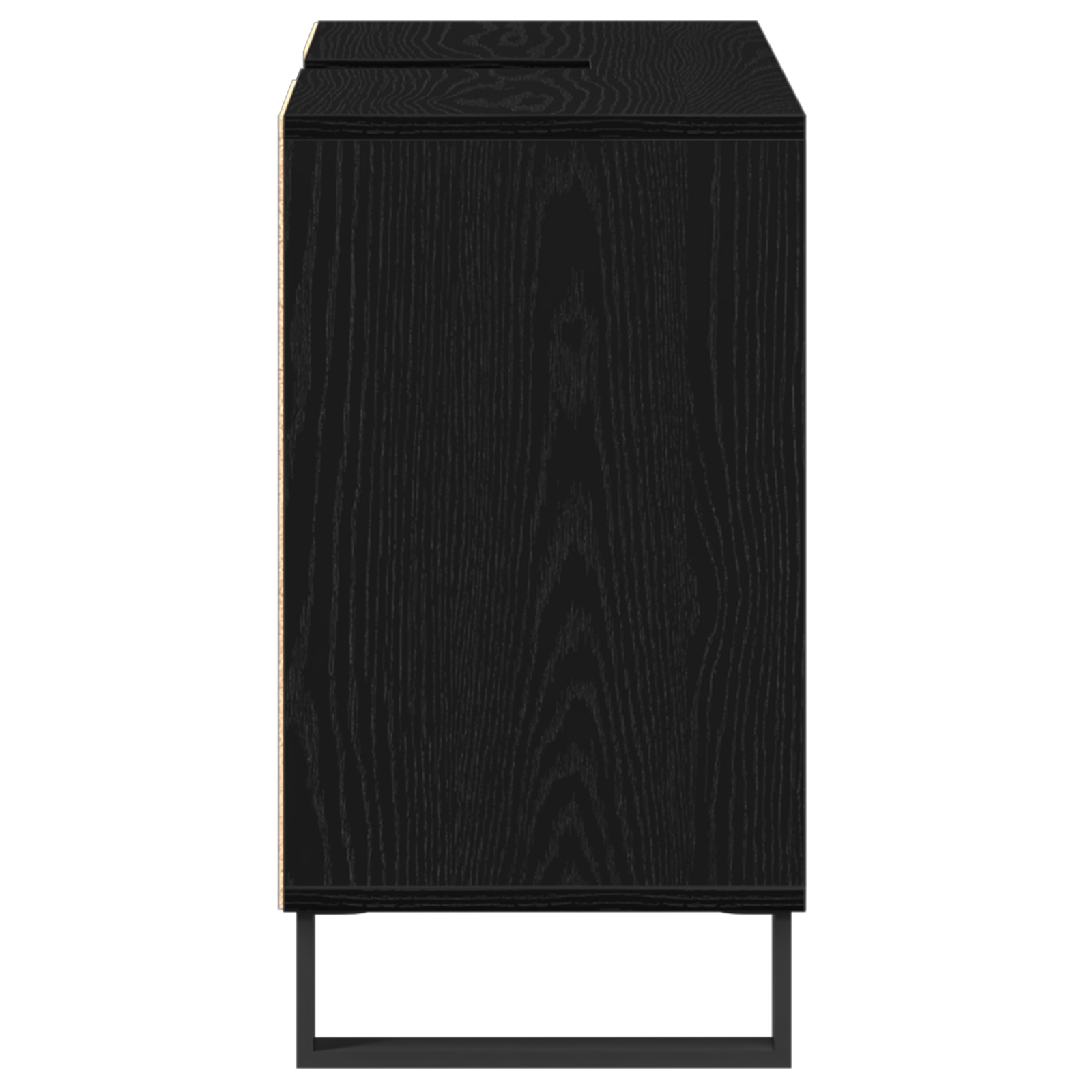 Black Oak Vanity Unit Black oak MDF Medium Bathroom Vanity - Image 7