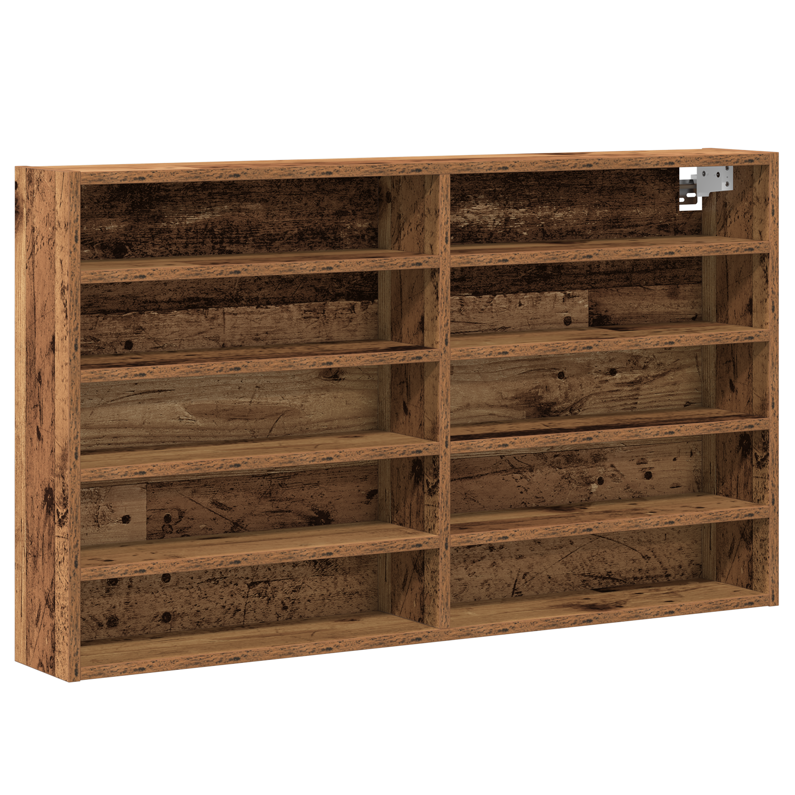 Vitrine Cabinet Old Wood 100x15x58 cm Engineered Wood - Image 2