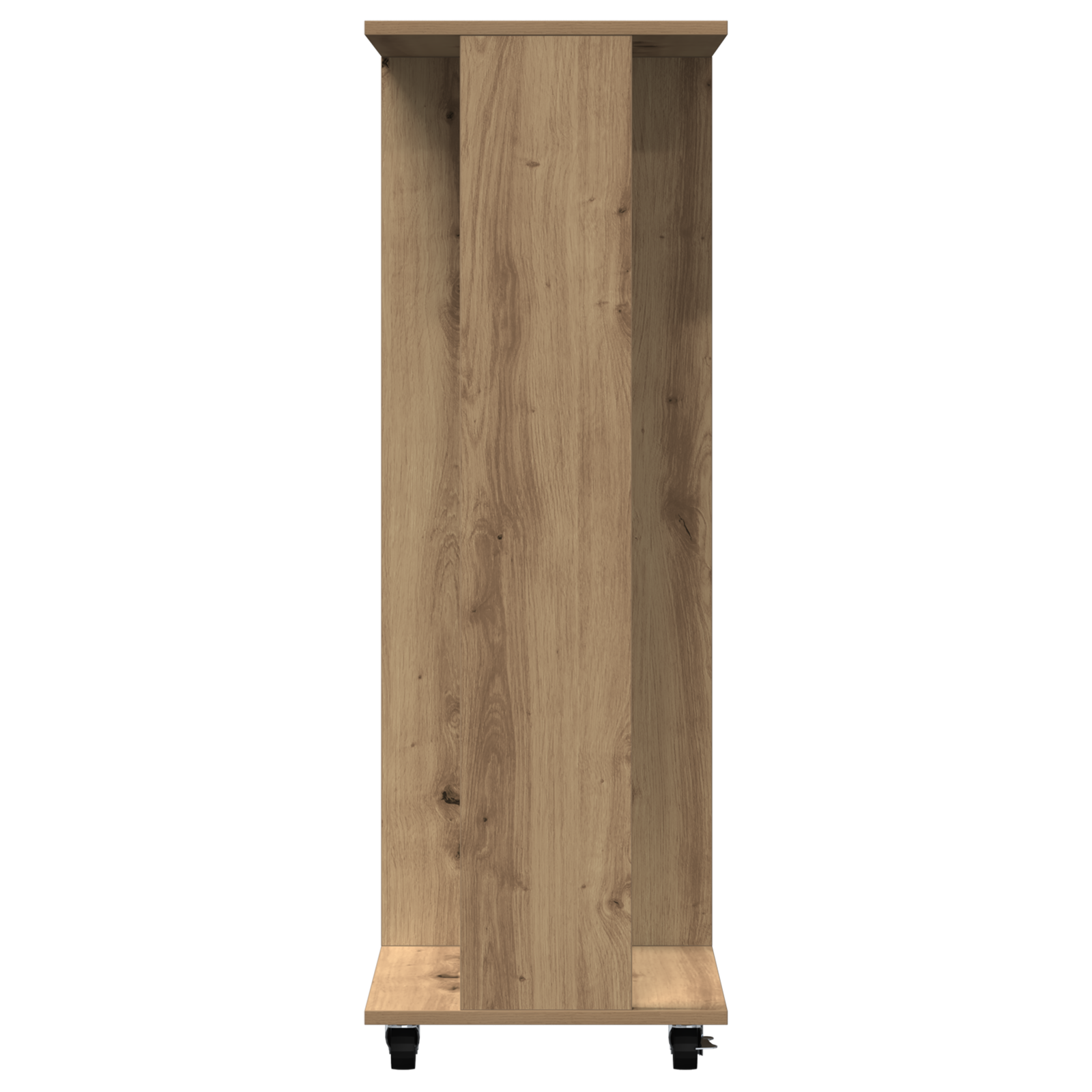 Wardrobe with Wheels Artisan Oak 102x38x110 cm Engineered Wood - Image 6
